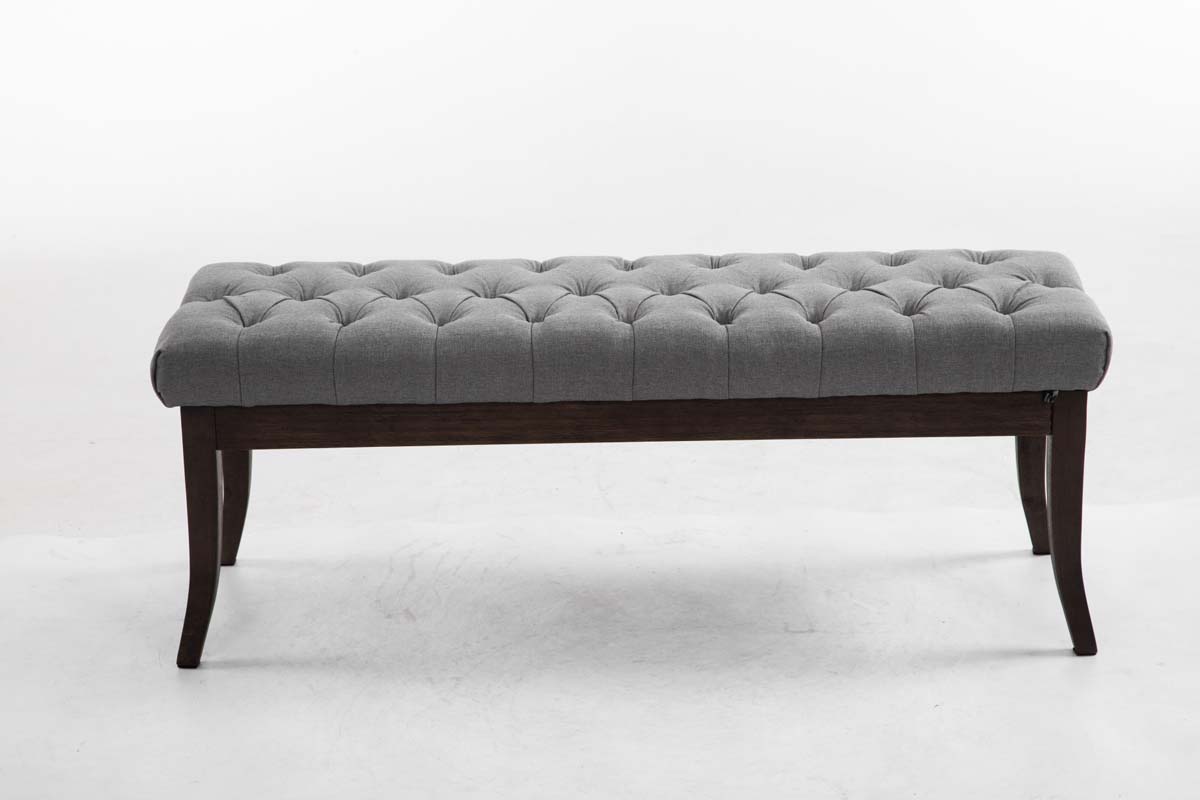 Banc Ramses tissu antique sombre