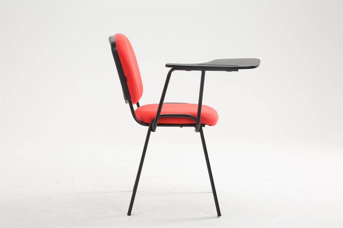 Chaise Ken en tissu avec tablette rabattable