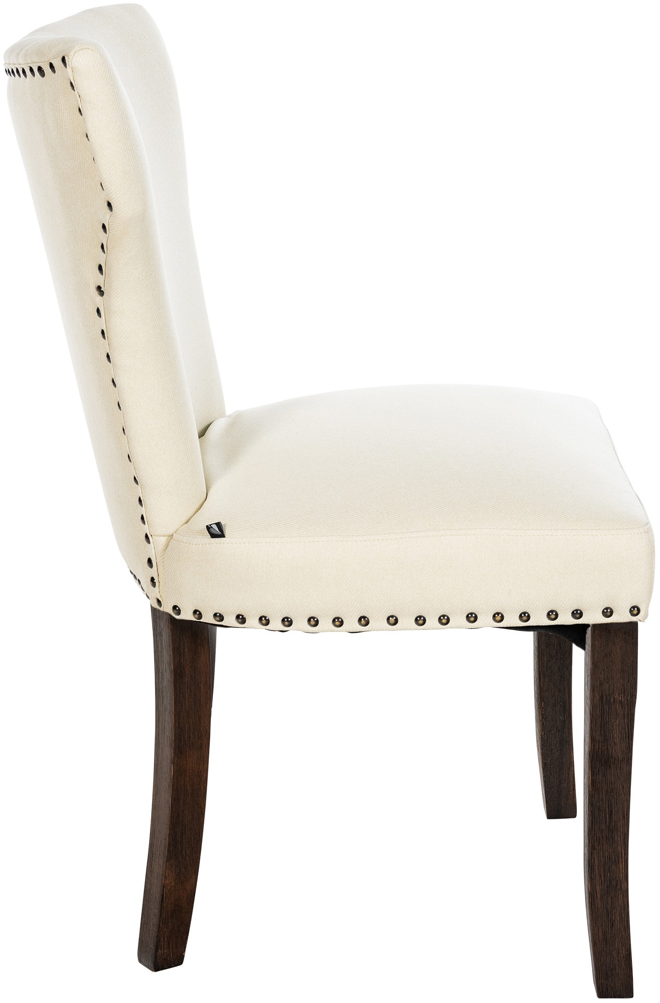 Lot de 2 chaises de salle à manger Zadar tissu