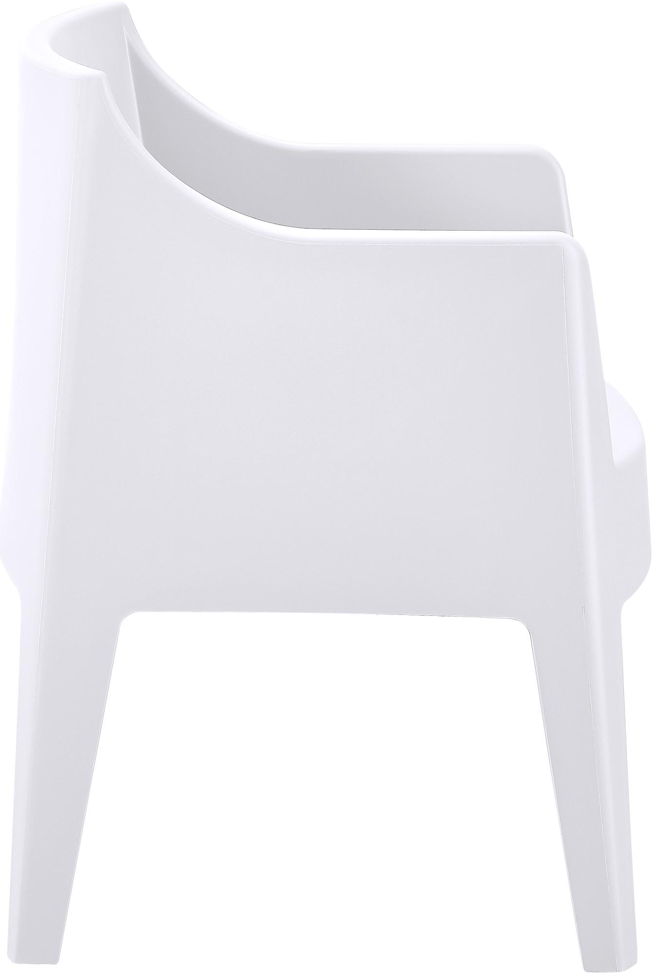 Ensemble de 4 chaises de jardin Bartal