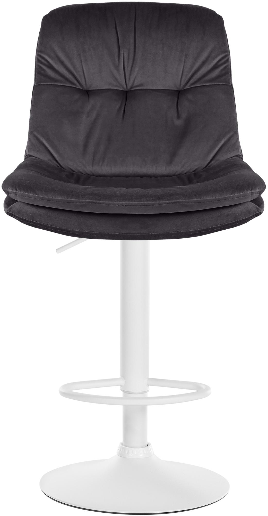 Tabouret de bar Laurel velours