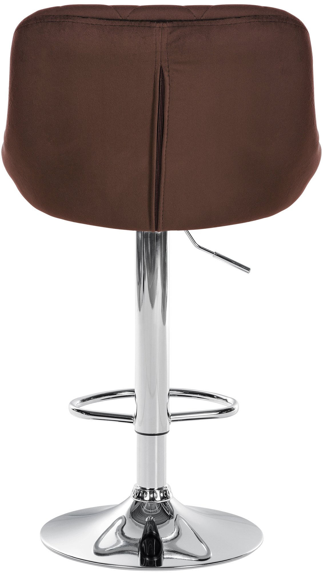 Lot de 2 tabourets de bar Lazio velours