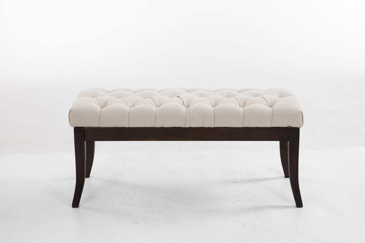 Banc Ramses tissu antique sombre