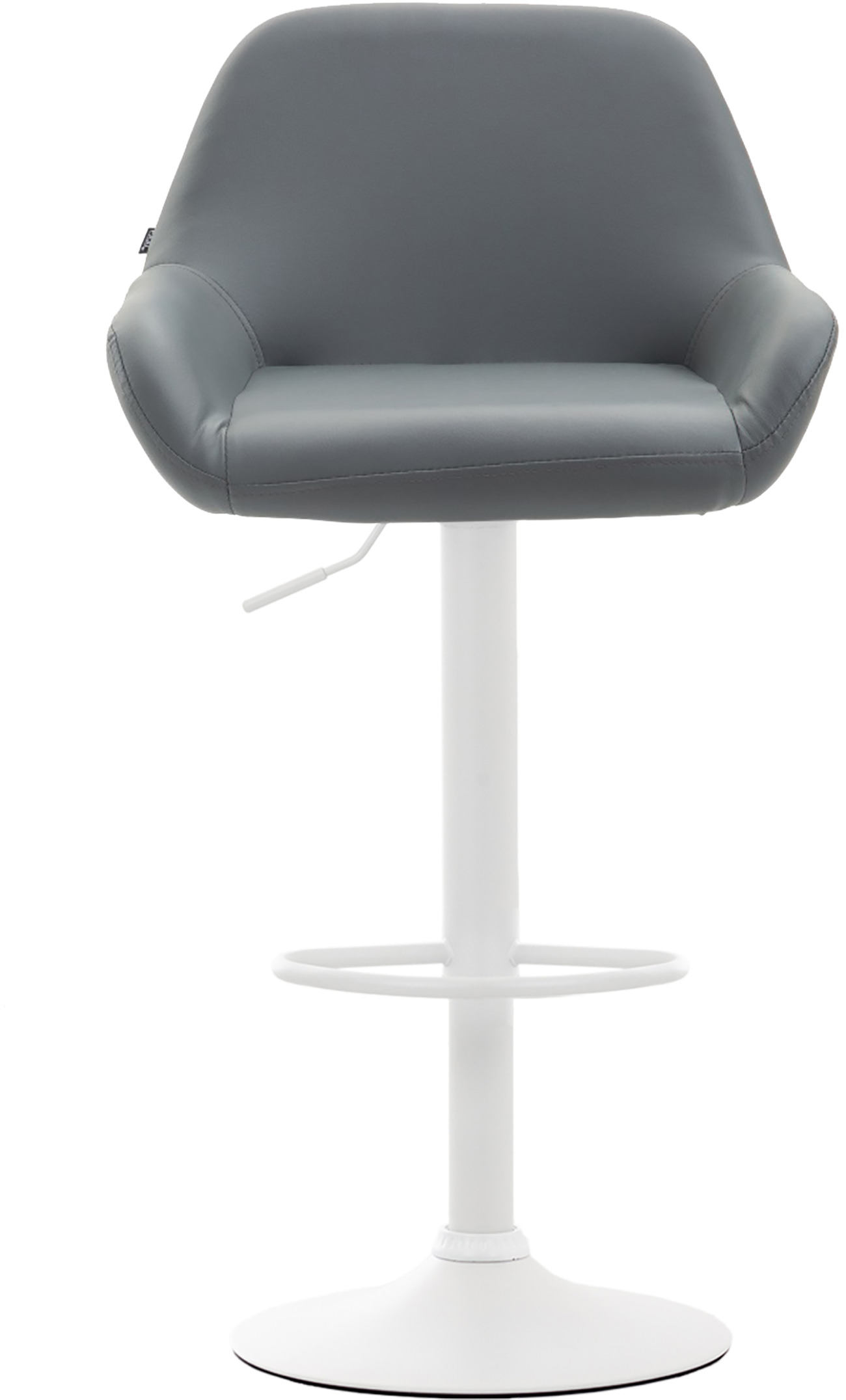 Lot de 2 tabourets de bar Braga en Similicuir
