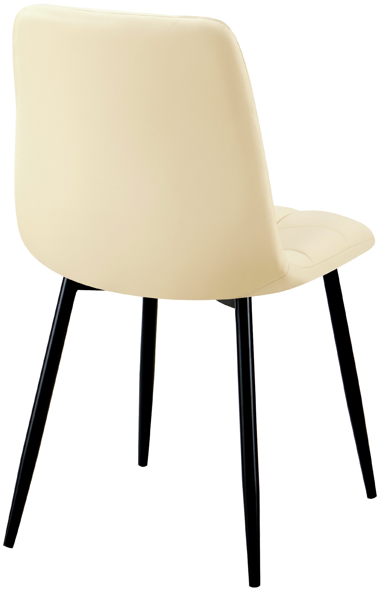 Lot de 4 chaises de salle à manger Antibes similicuir