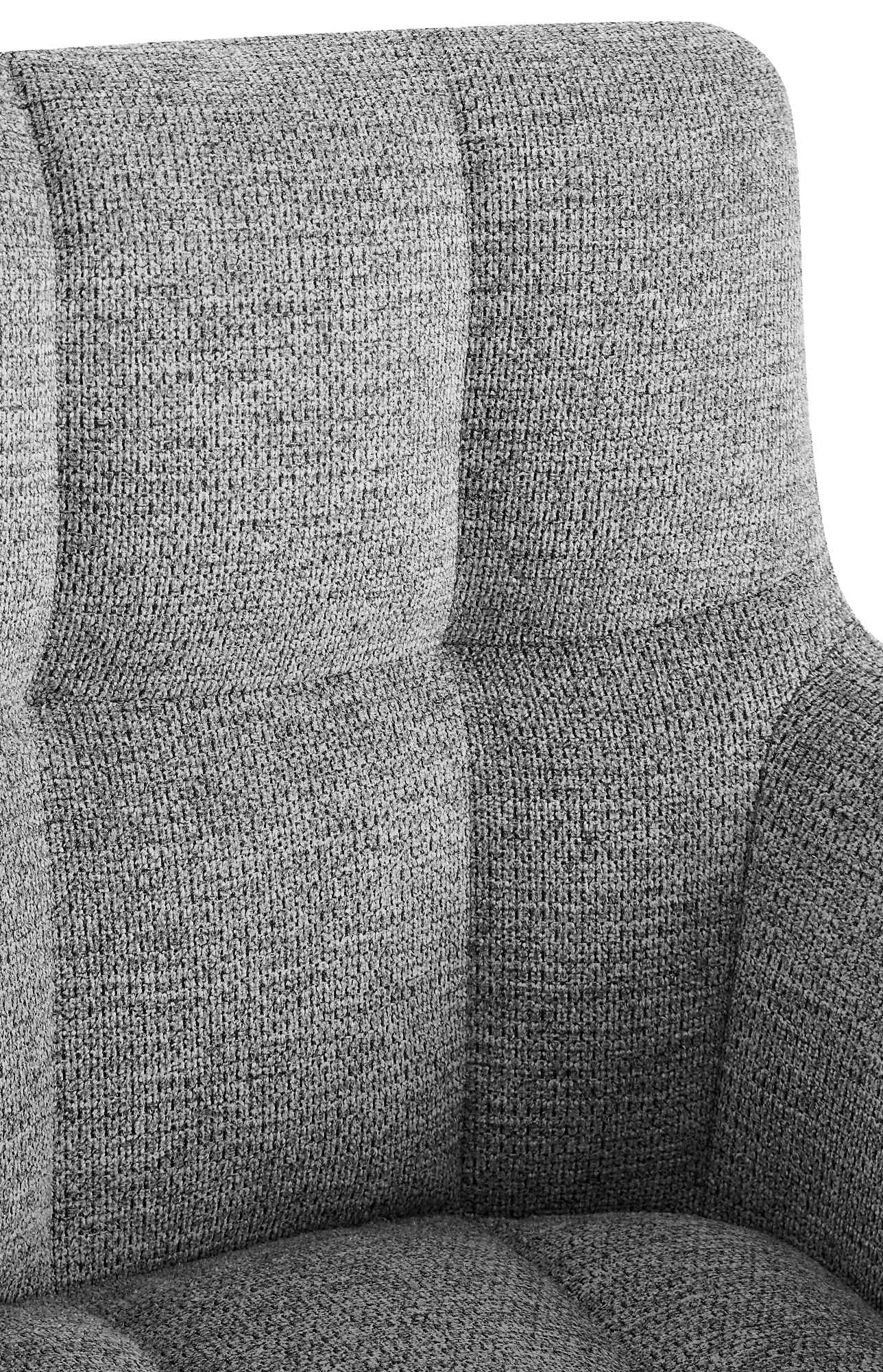 Lot de 2 chaises de salle à manger Jonah en tissu