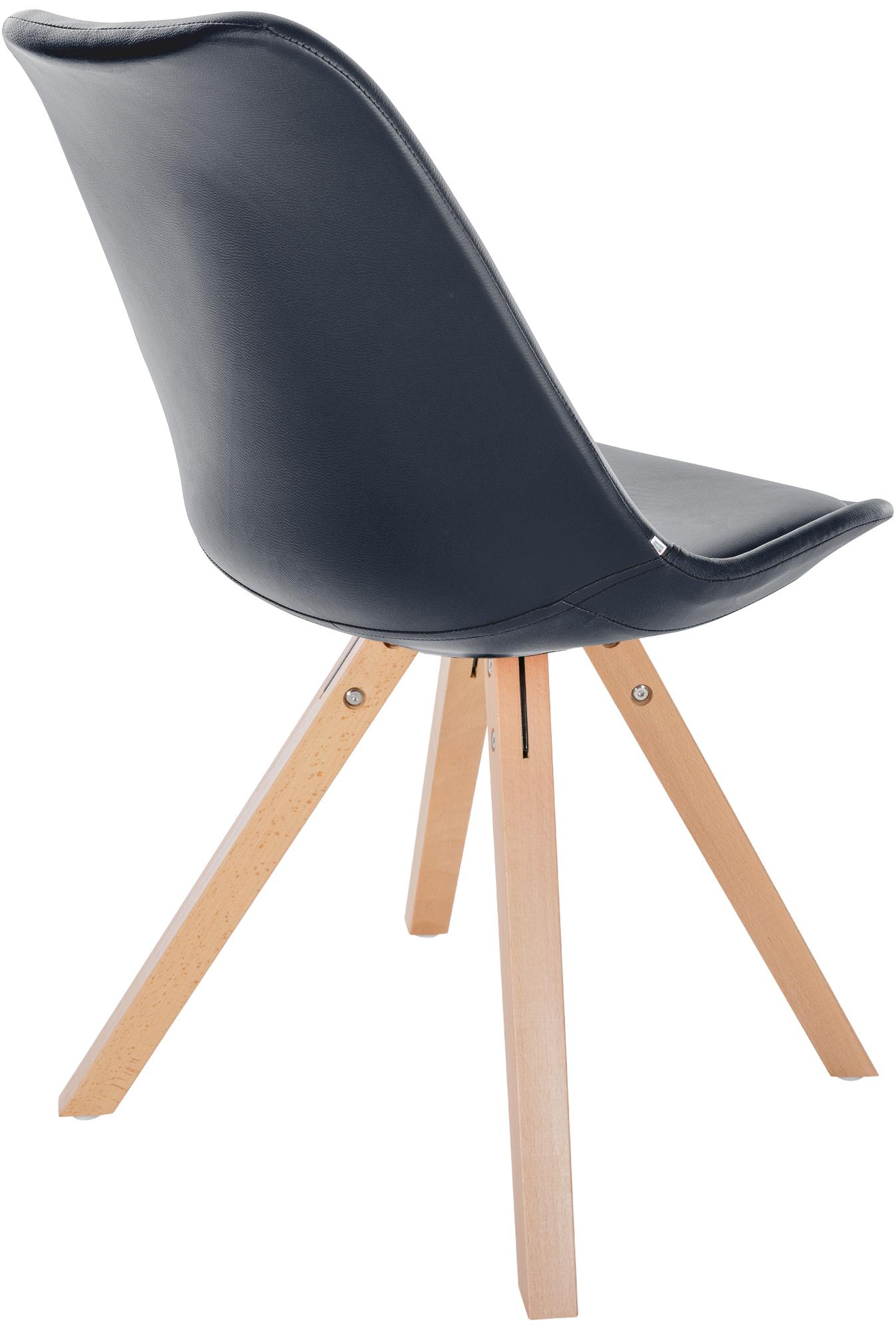 Lot de 4 chaises de salle à manger Sofia en Similicuir