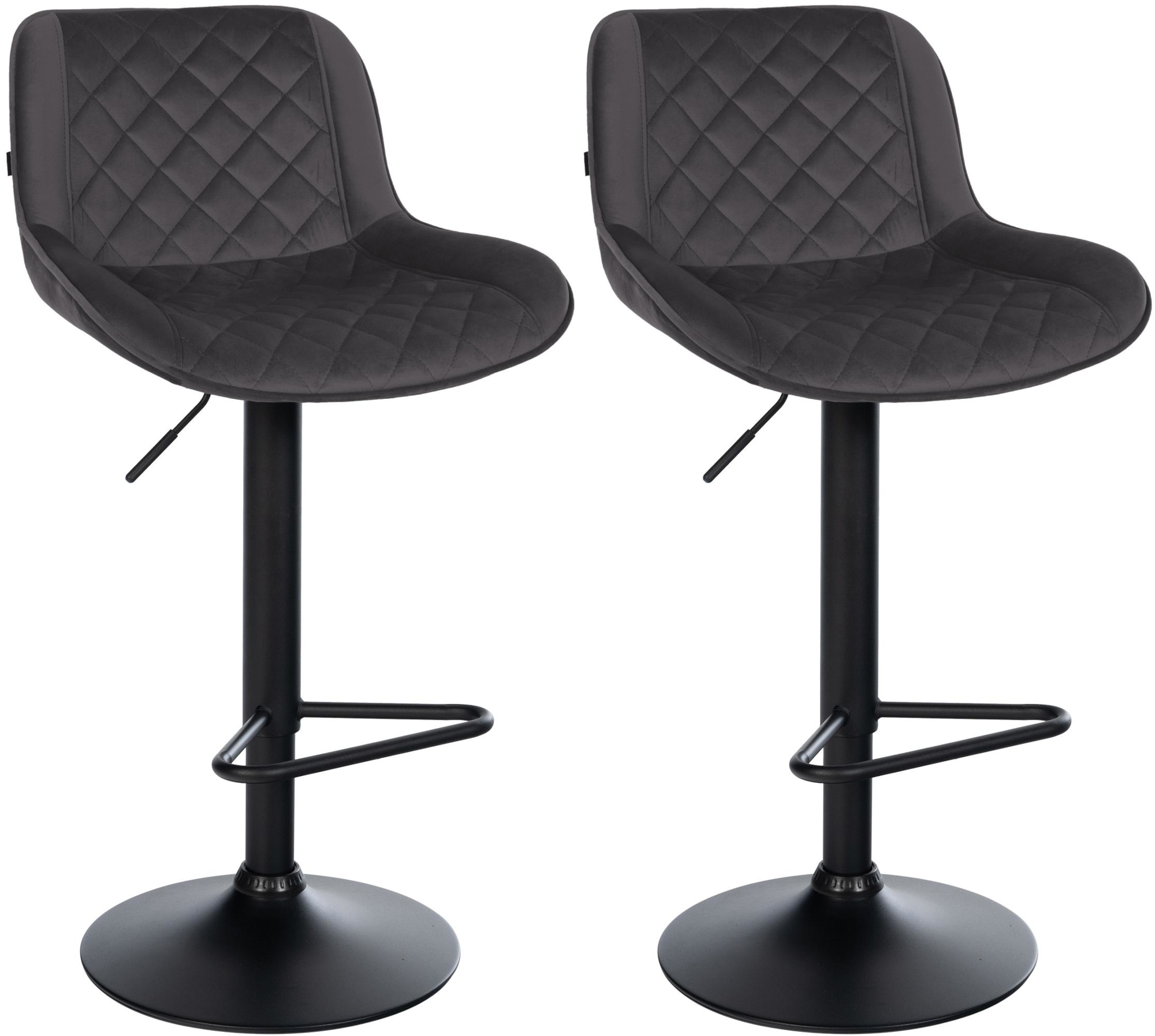 Lot de 2 tabourets de bar Kasson