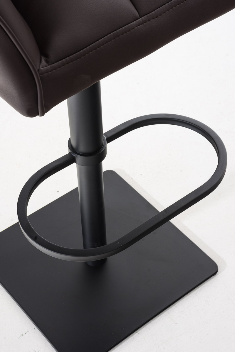 Tabouret de bar Damaso avec revetement en similicuir