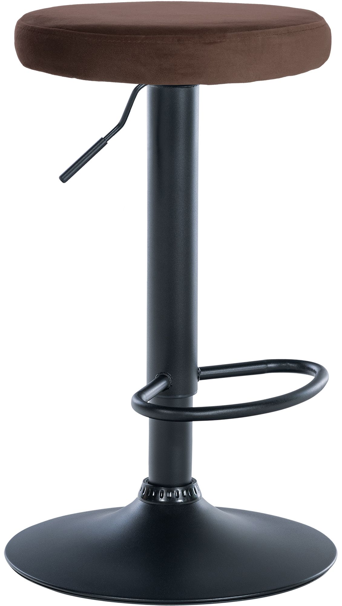 Tabouret de bar Ponte revêtement velours