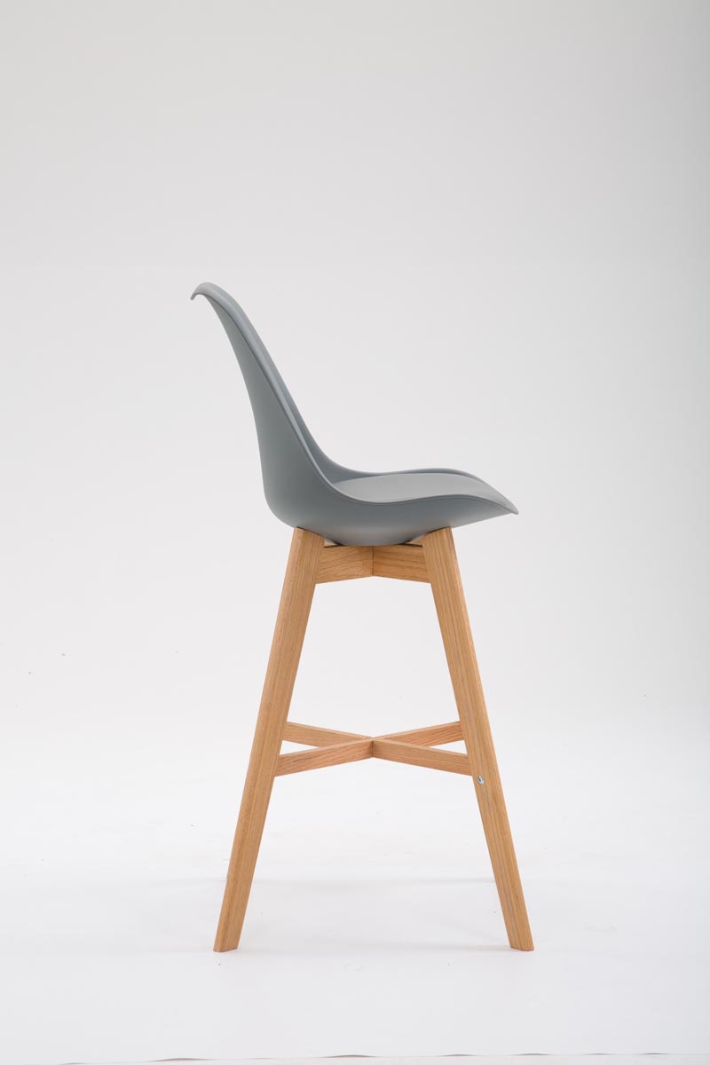 Tabouret de bar Cannes avec coque en plastique