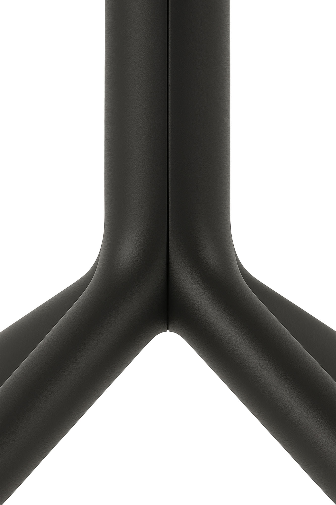 Table de jardin Lenval 80x80 cm Table d'extérieur en noir ou blanc