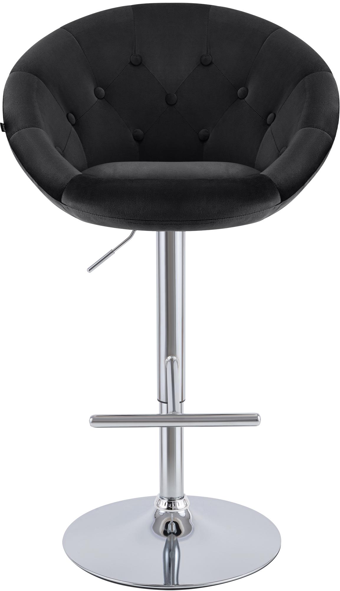 Tabouret de bar London en velours