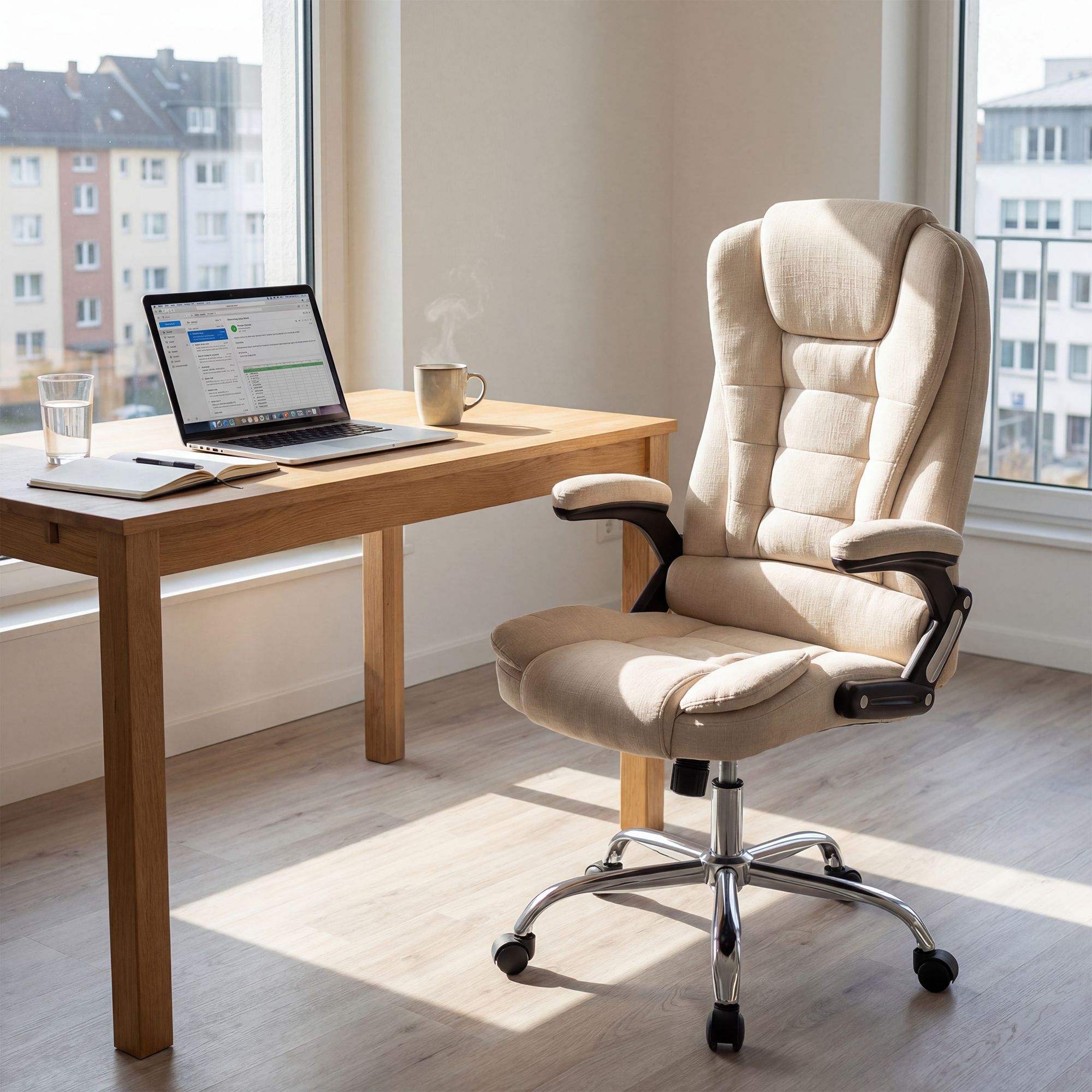 Chaise de bureau Thor Tissu