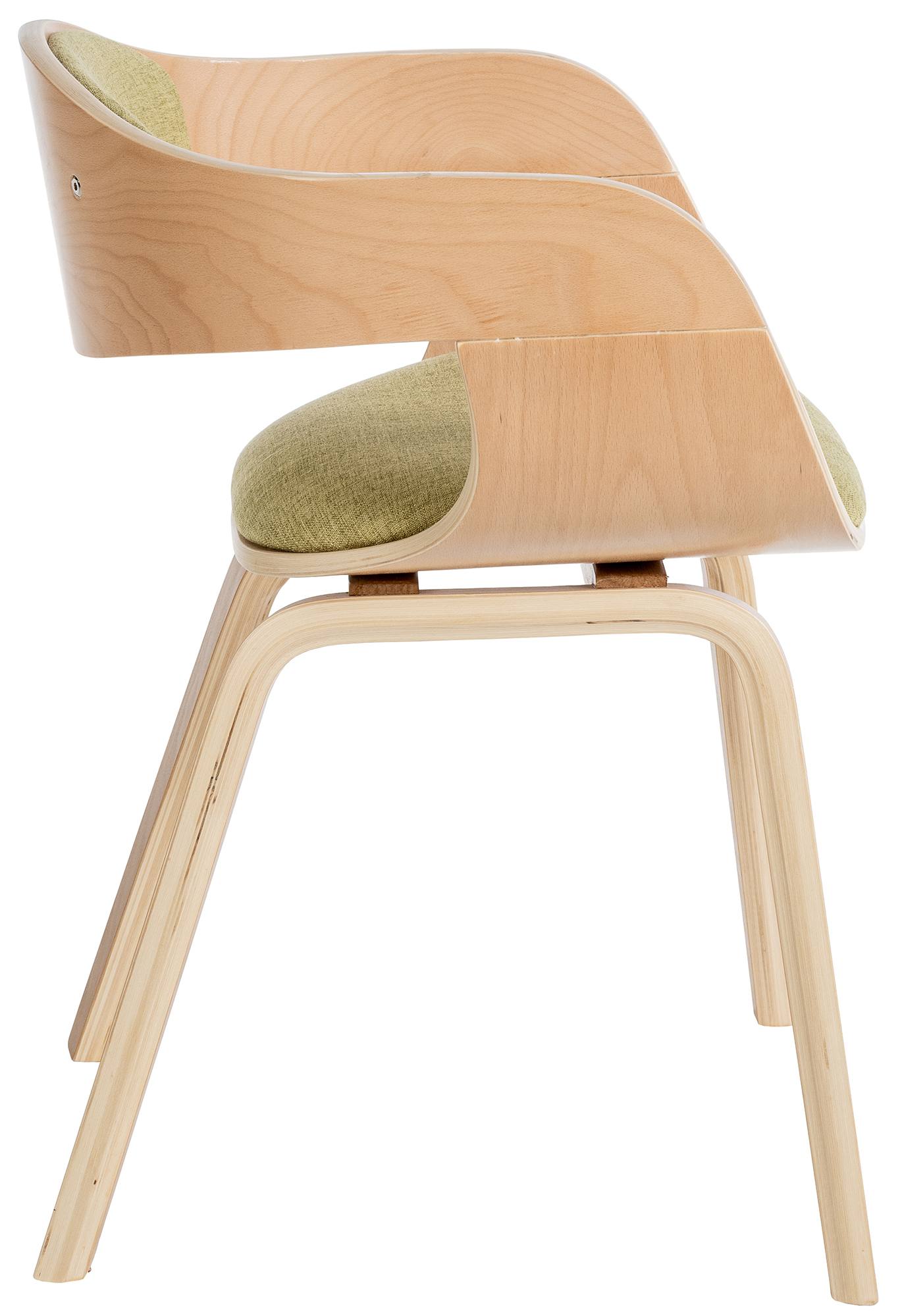 Chaise retro Kingston en tissu