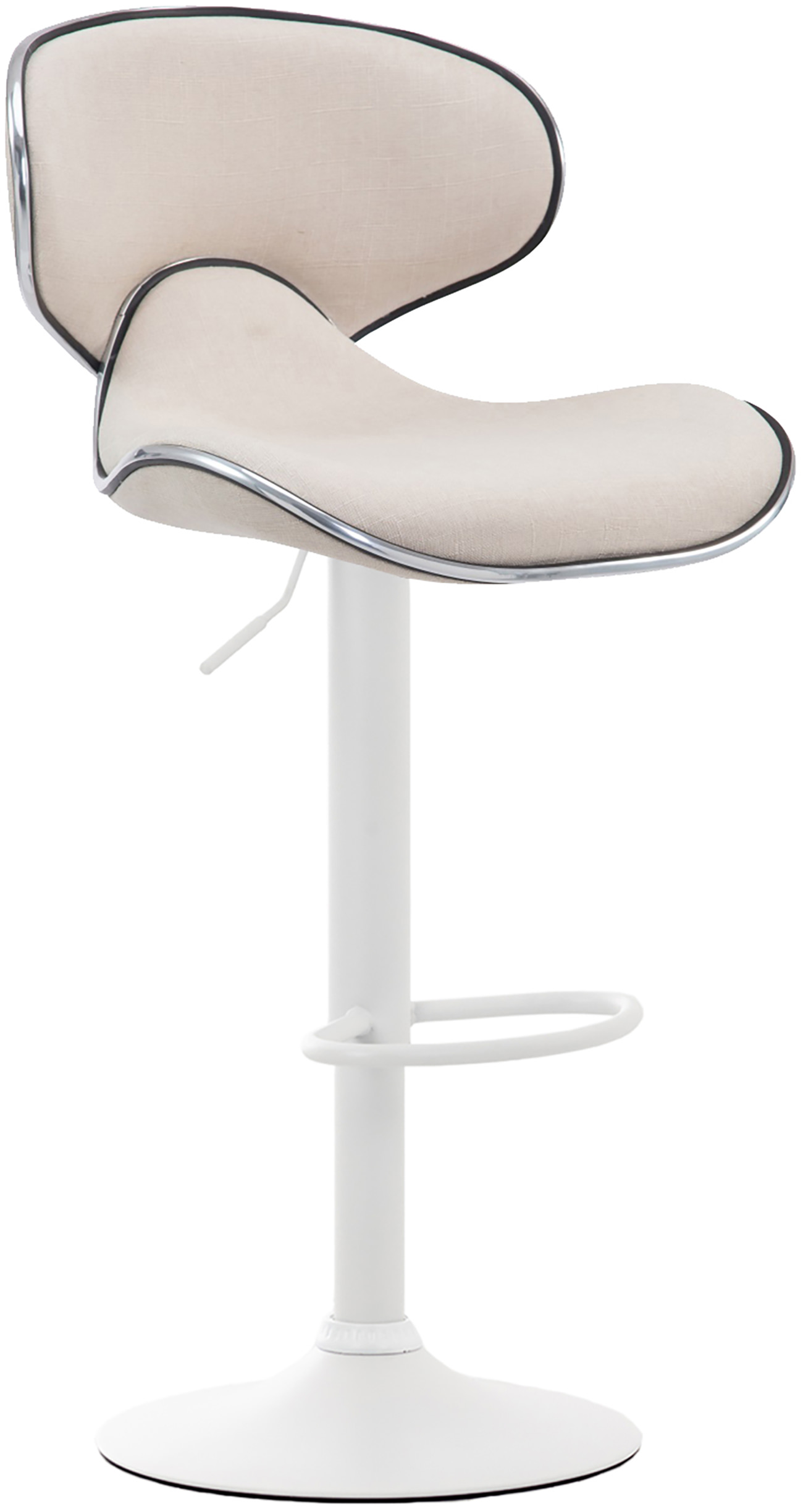 Lot de 2 tabourets de bar Las Vegas V2 en tissu