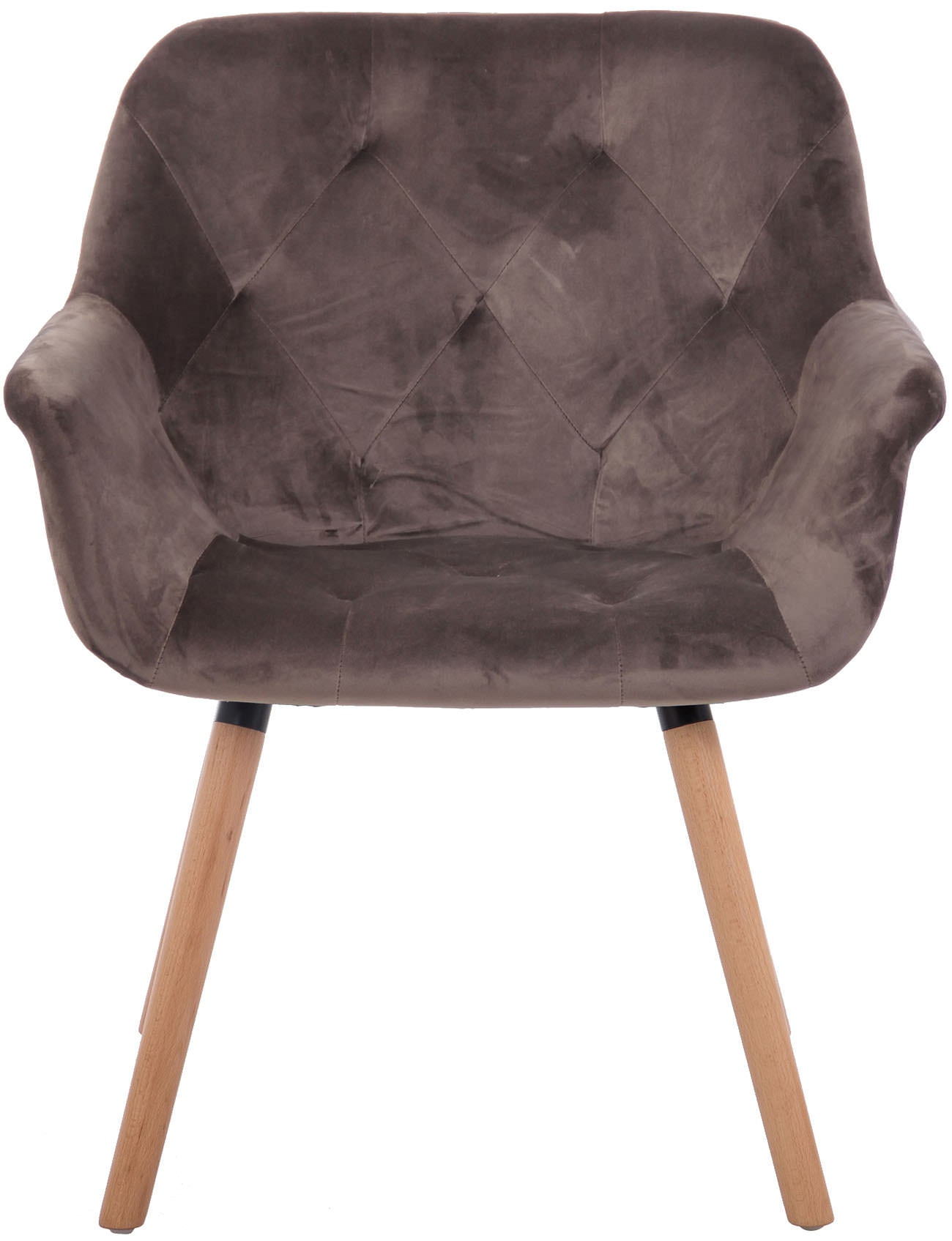 Chaise de salle à manger Cassidy en Velours