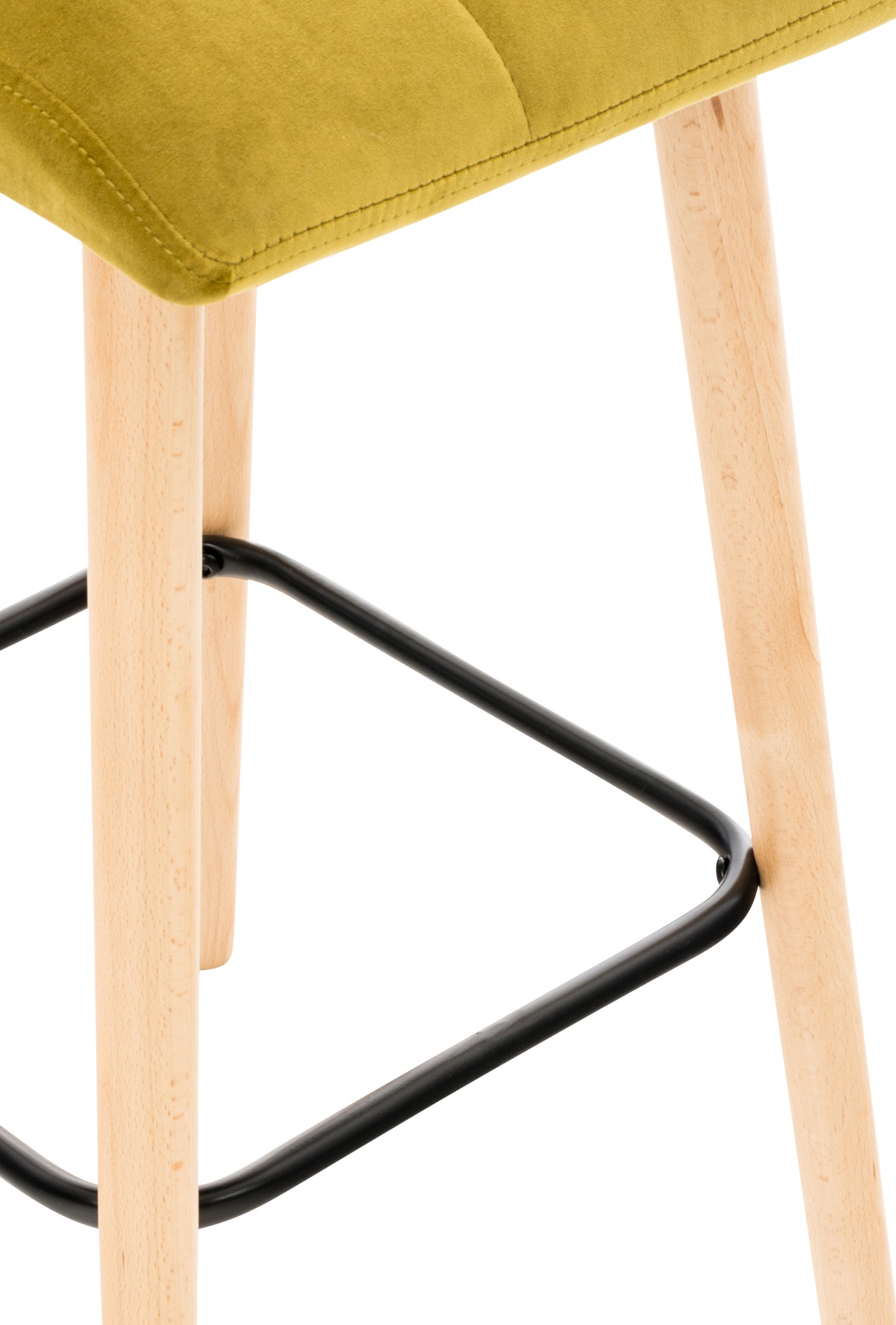Tabouret de bar Lincoln velours