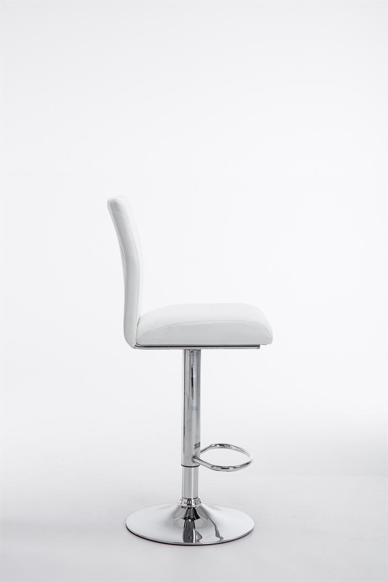 Tabouret de bar Köln en similicuir avec pied en métal