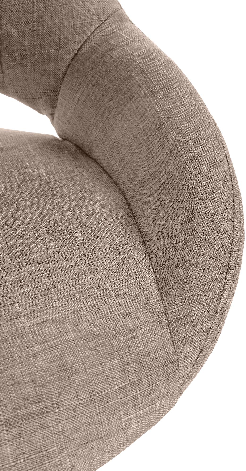 Lot de 2 tabourets de bar Milet en tissu