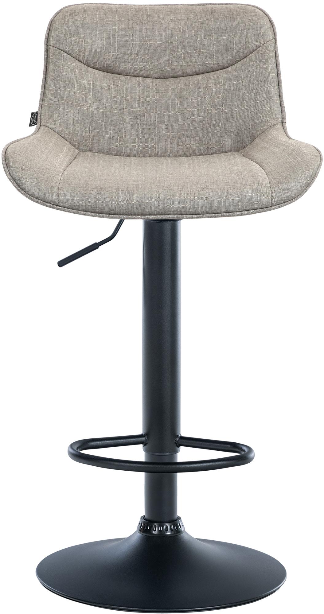 Lot de 2 tabourets de bar Vonore tissu