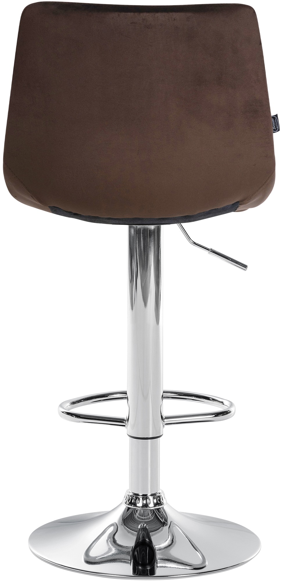 Tabouret de bar Jerry velours