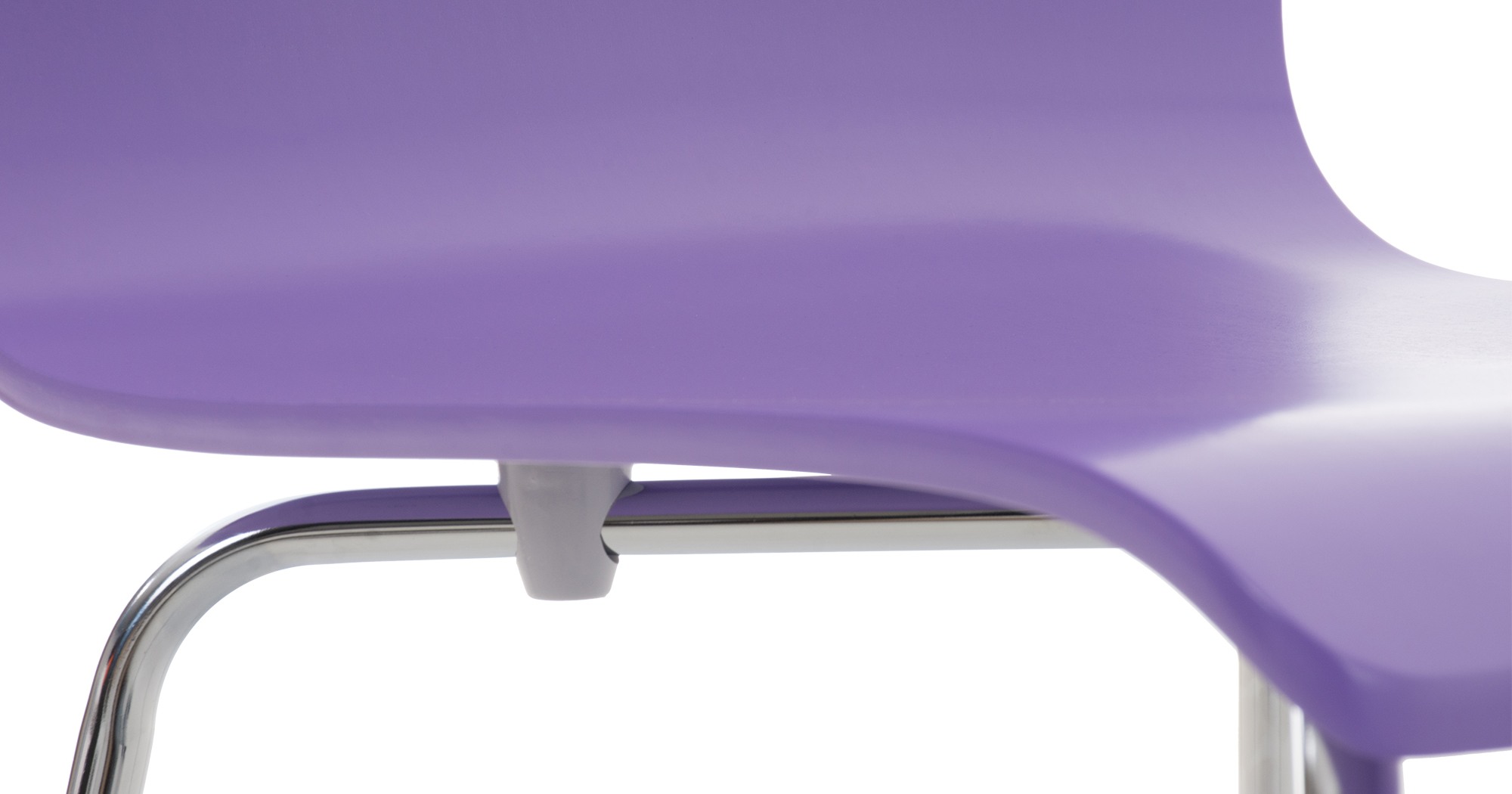 Set 2 Chaises Pepe en bois Violet