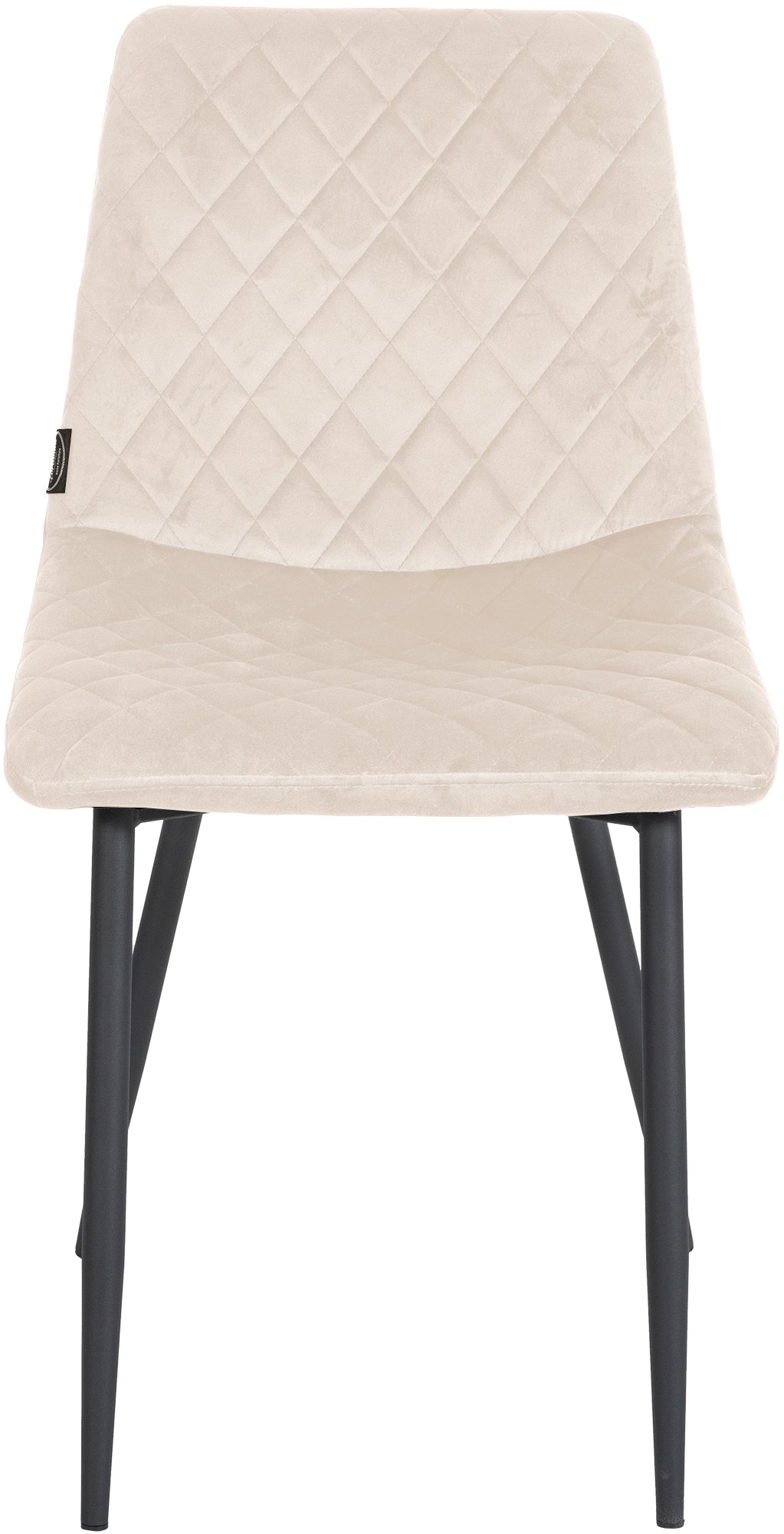 Chaise de salle à manger Telde velours