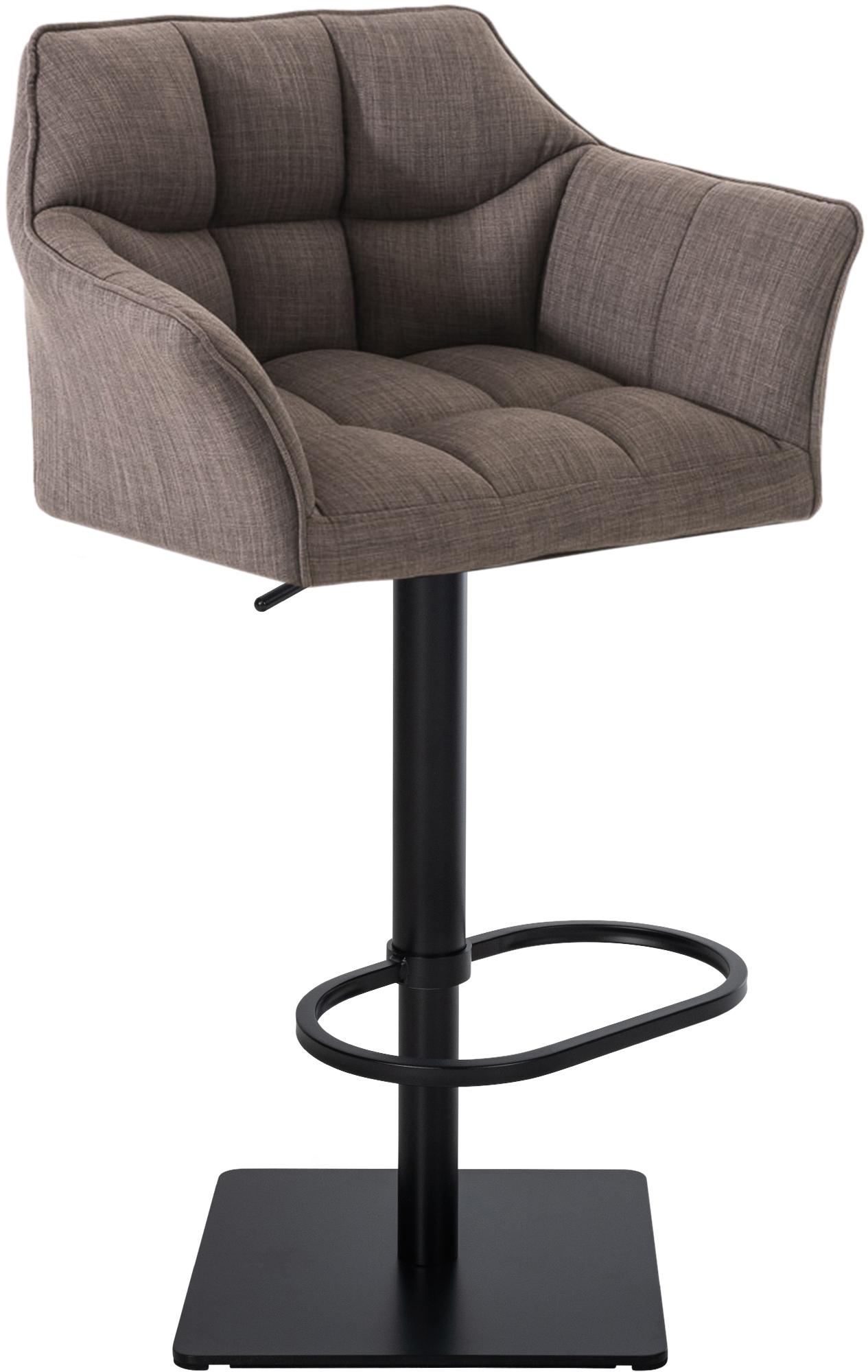 Tabouret de bar Damaso avec revetement en tissu