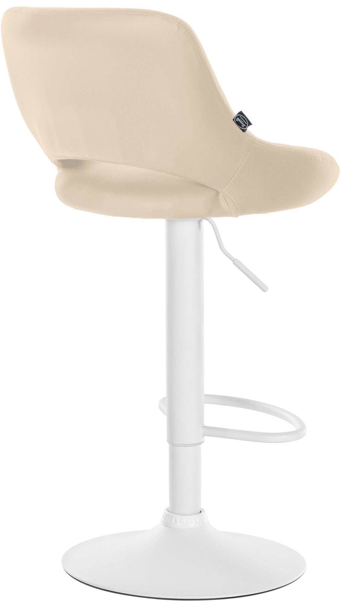 Lot de 2 tabourets de bar Milet en similicuir