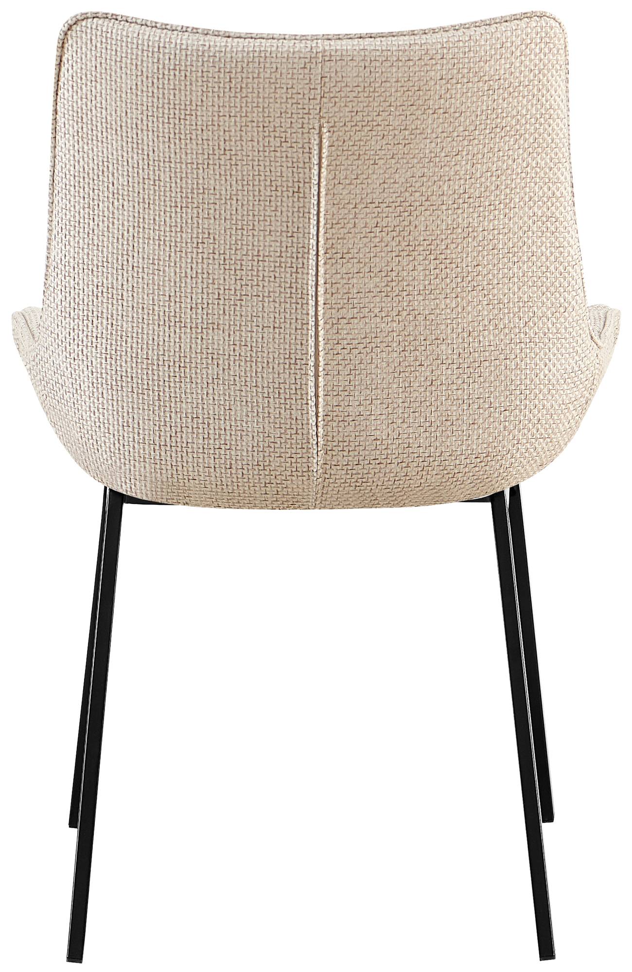 4 x Chaise Saranda en Tissu avec matellassage élégant