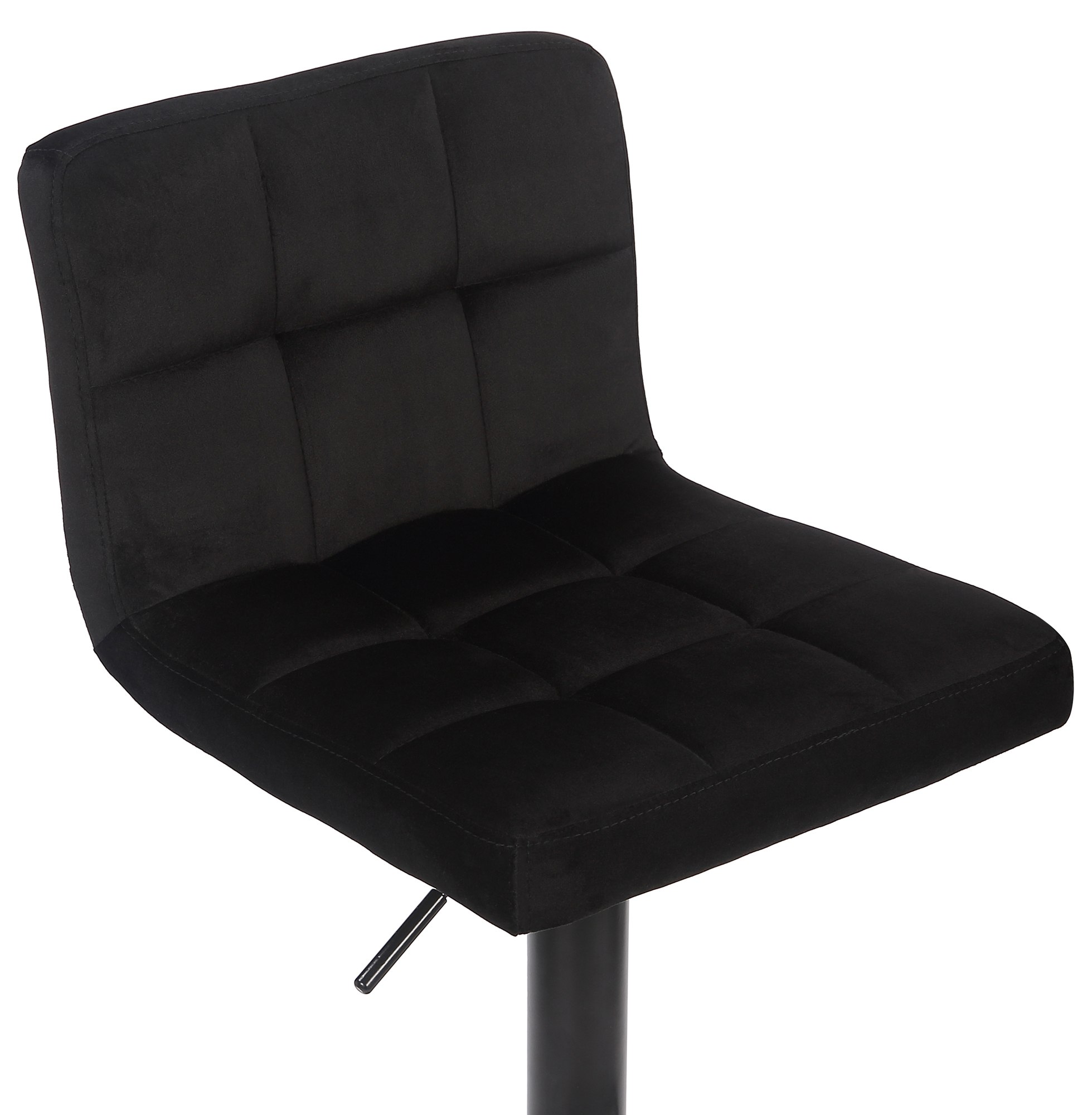 Lot de 4 tabourets de bar Feni velours