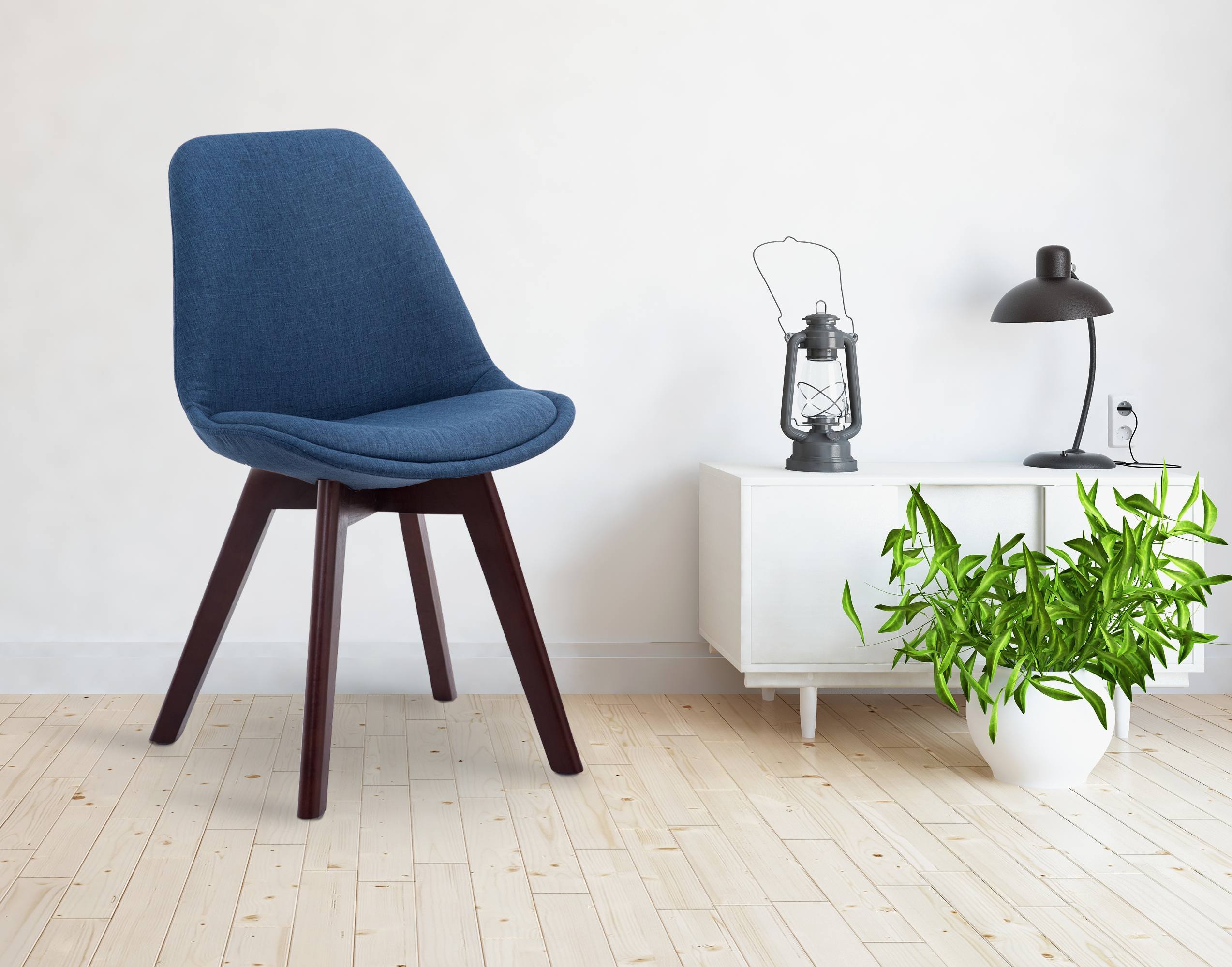 Chaise de visiteur Borneo V2 tissu