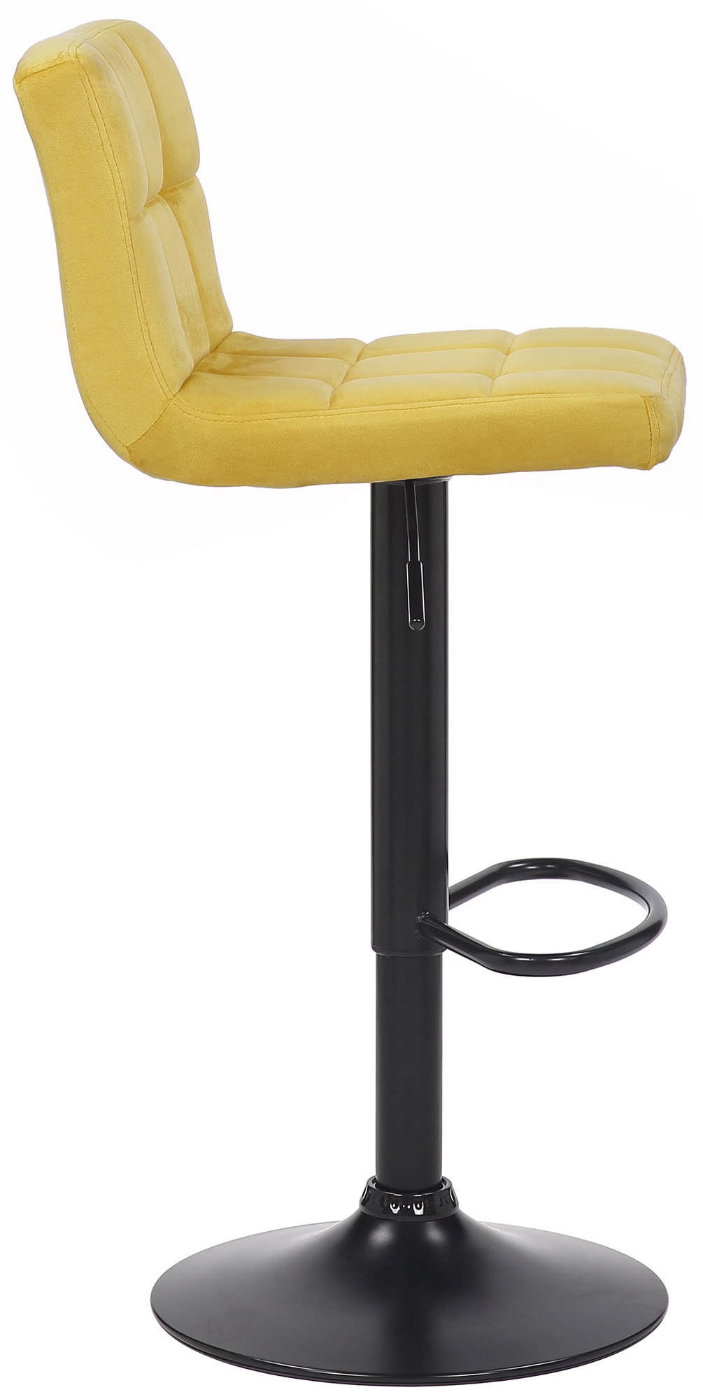 Lot de 4 tabourets de bar Feni velours
