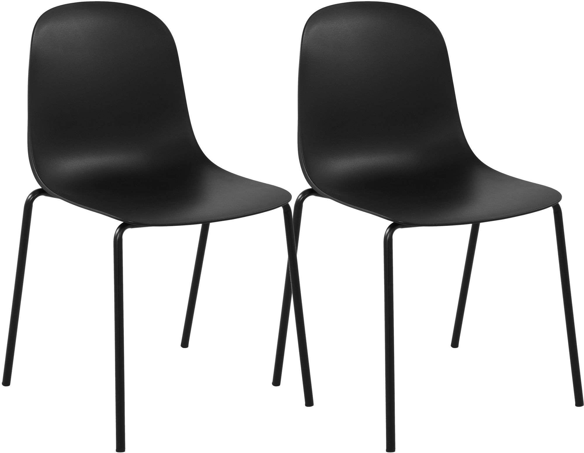 Lot de 2 chaises de jardin Hardin