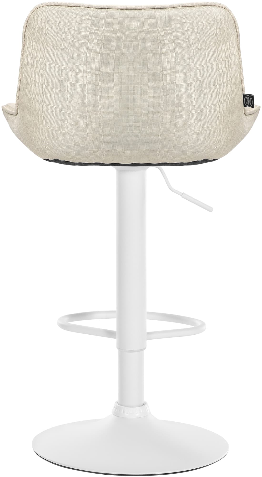 Lot de 2 tabourets de bar Vonore tissu