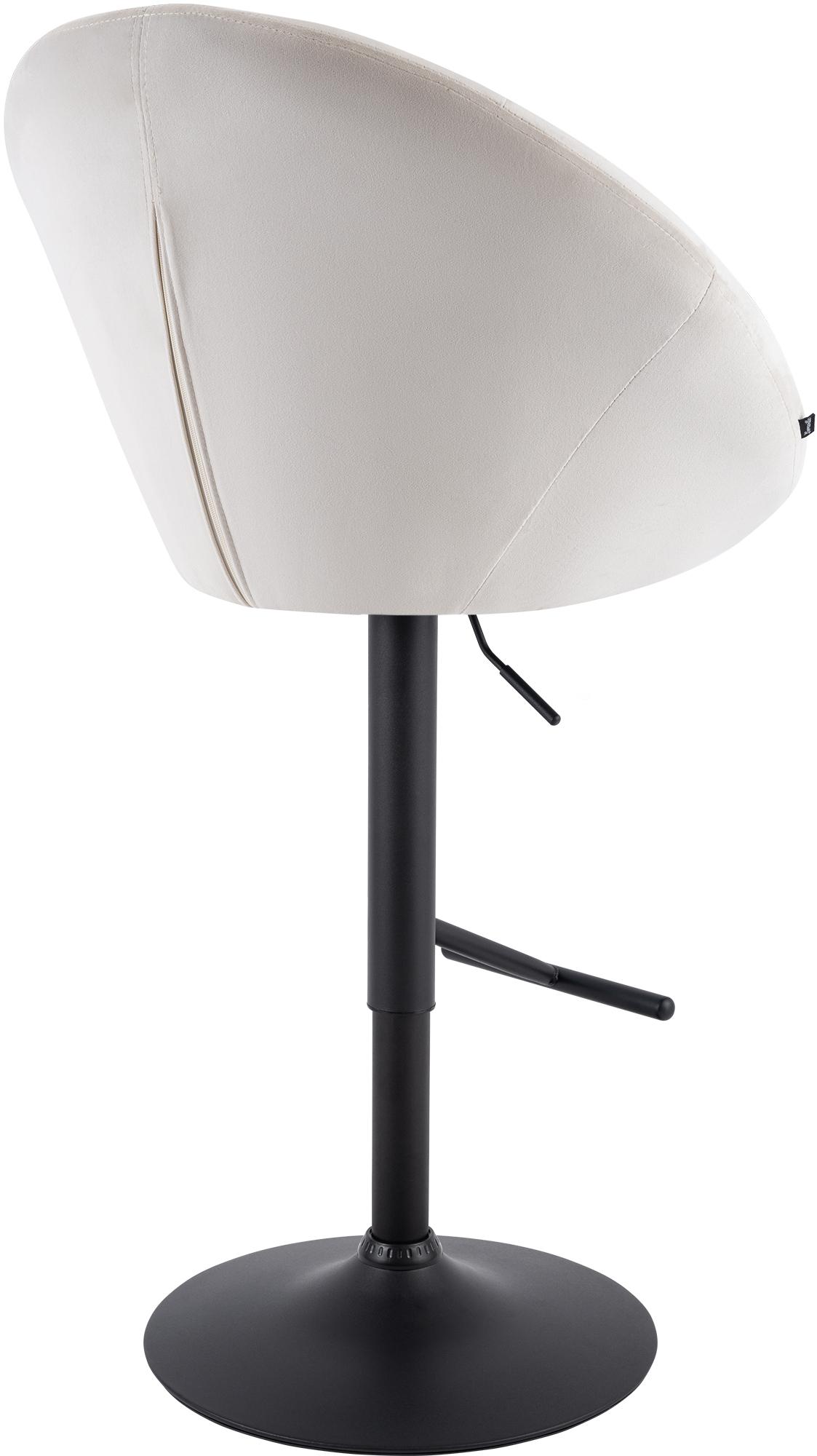 Tabouret de bar London en velours