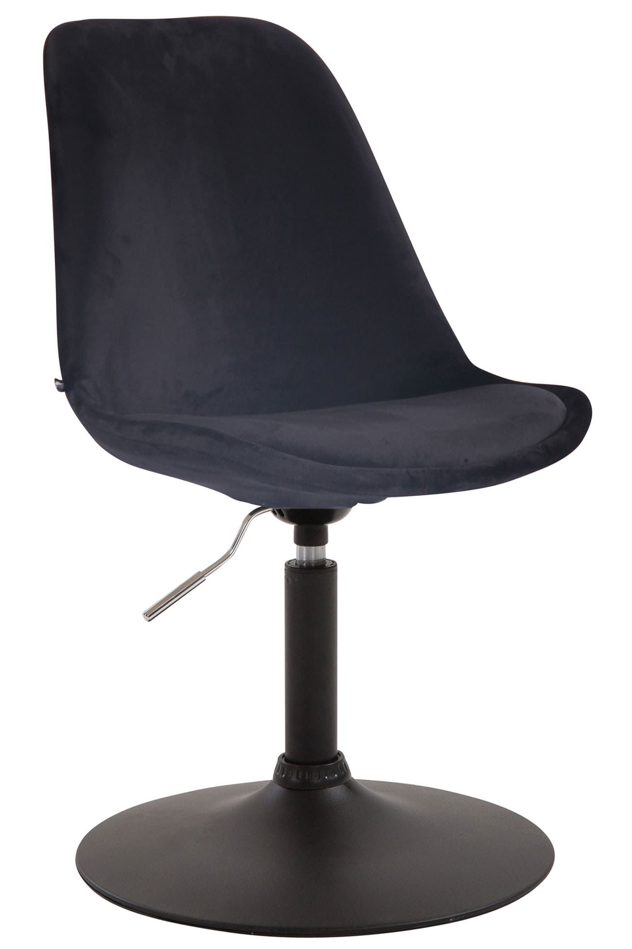 Lot de 4 Chaises de salle à manger Maverick en velours avec pied métal