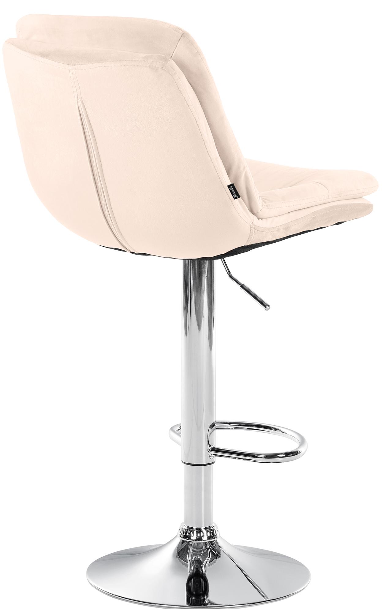 Tabouret de bar Laurel velours