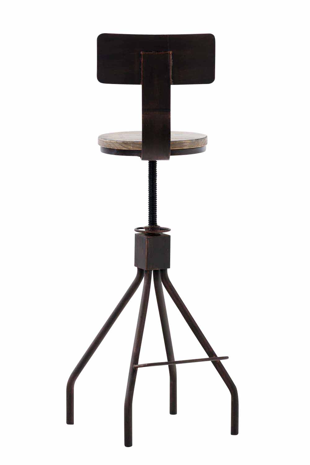 Lot de 2 tabourets de bar Elko en métal