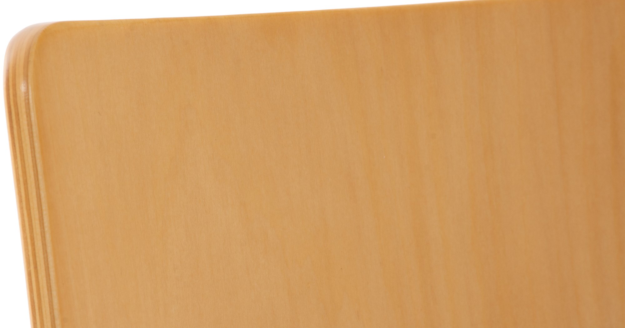 Lot de 4 chaises visiteur Pepe en bois