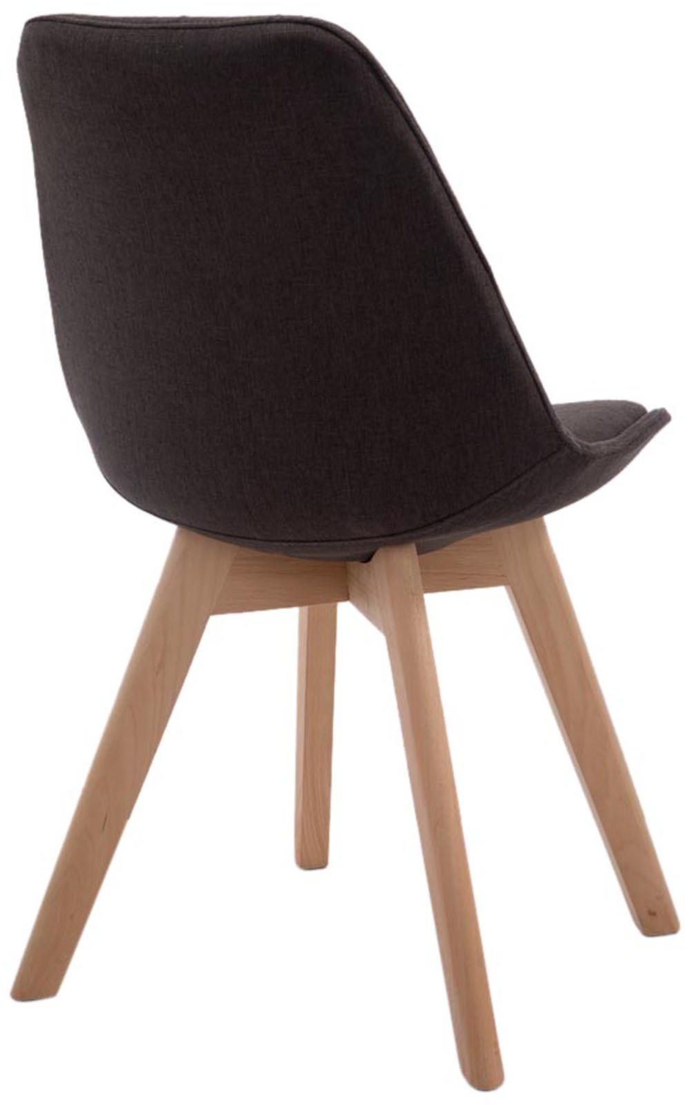 Lot de 4 chaises de salle à manger Borneo V2 en Tissu