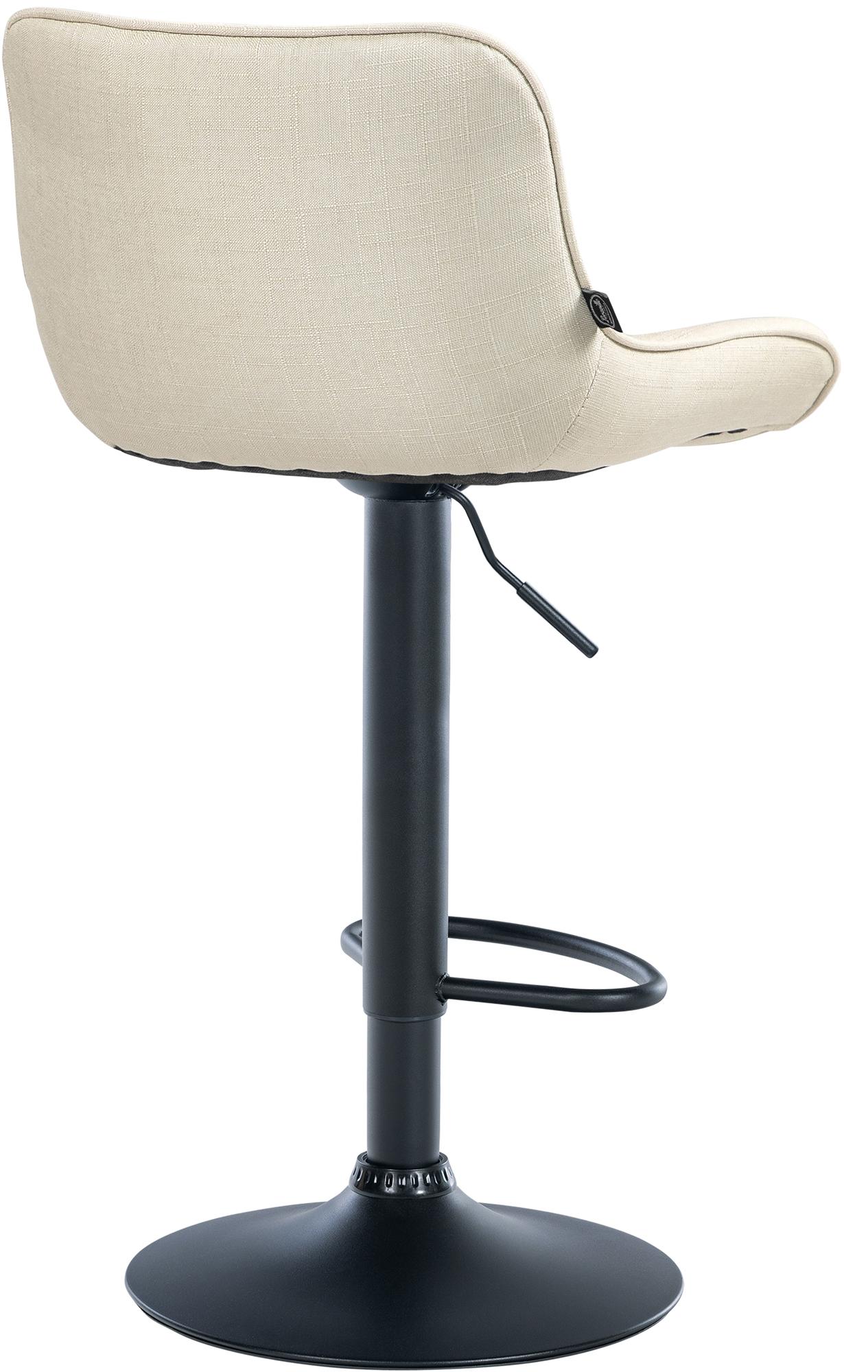 Lot de 2 tabourets de bar Vonore tissu