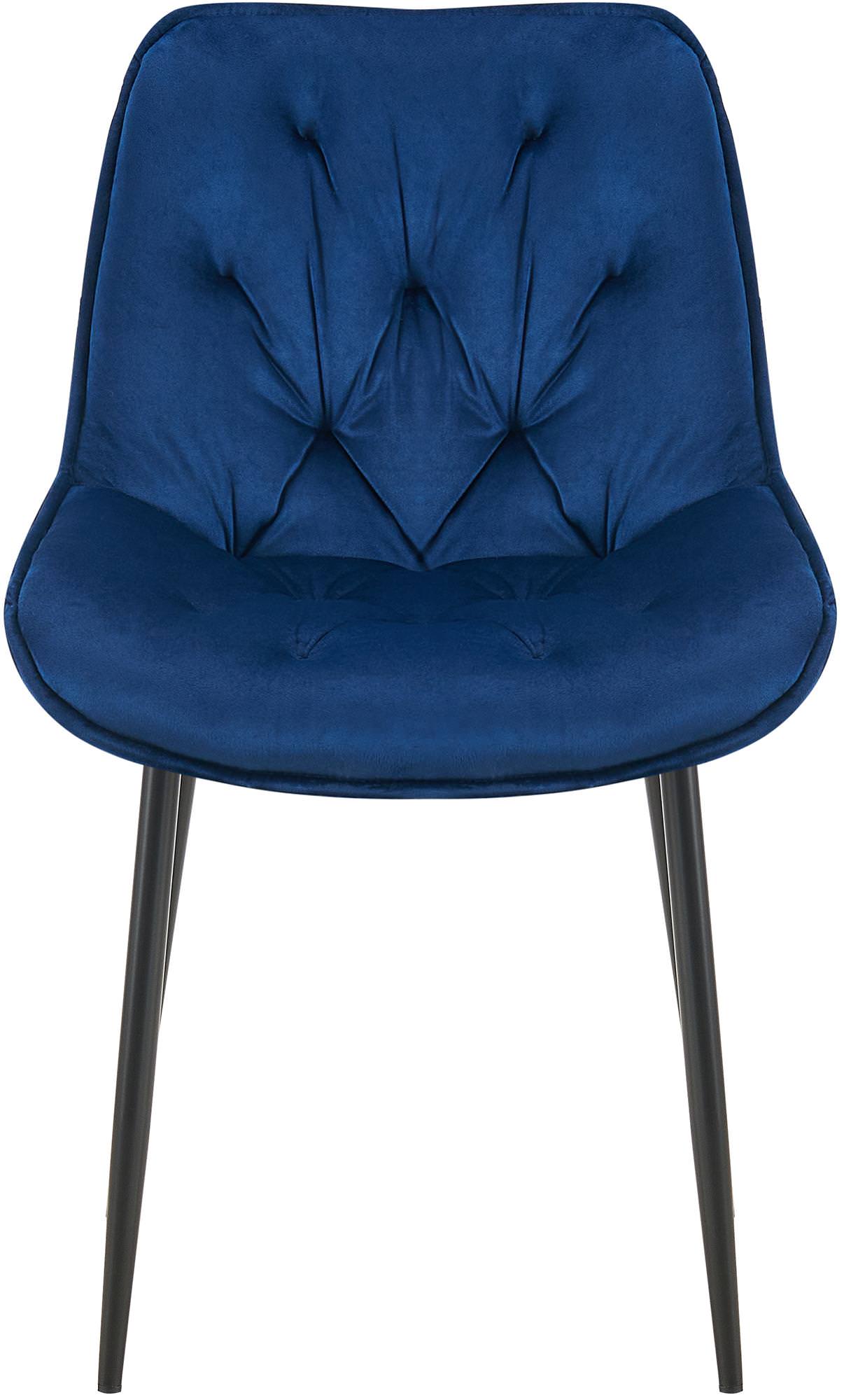 Chaise de salle à manger Wallace velours