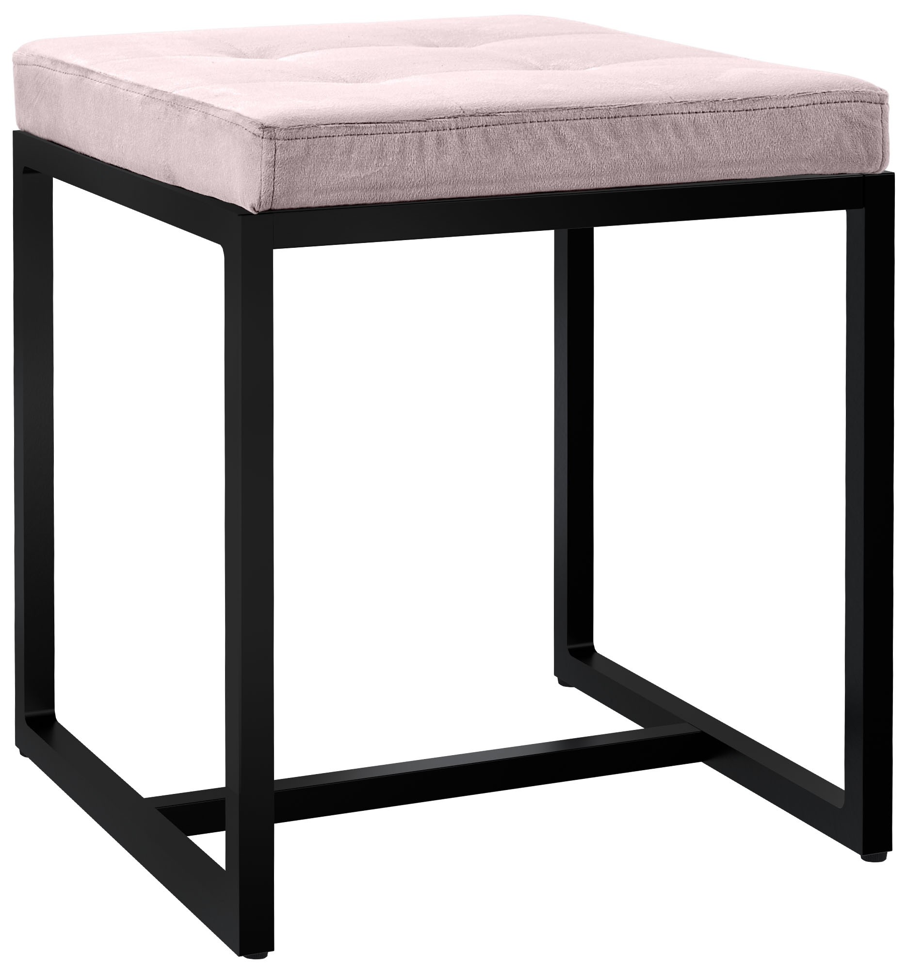 Pouf Barci avec structure noire