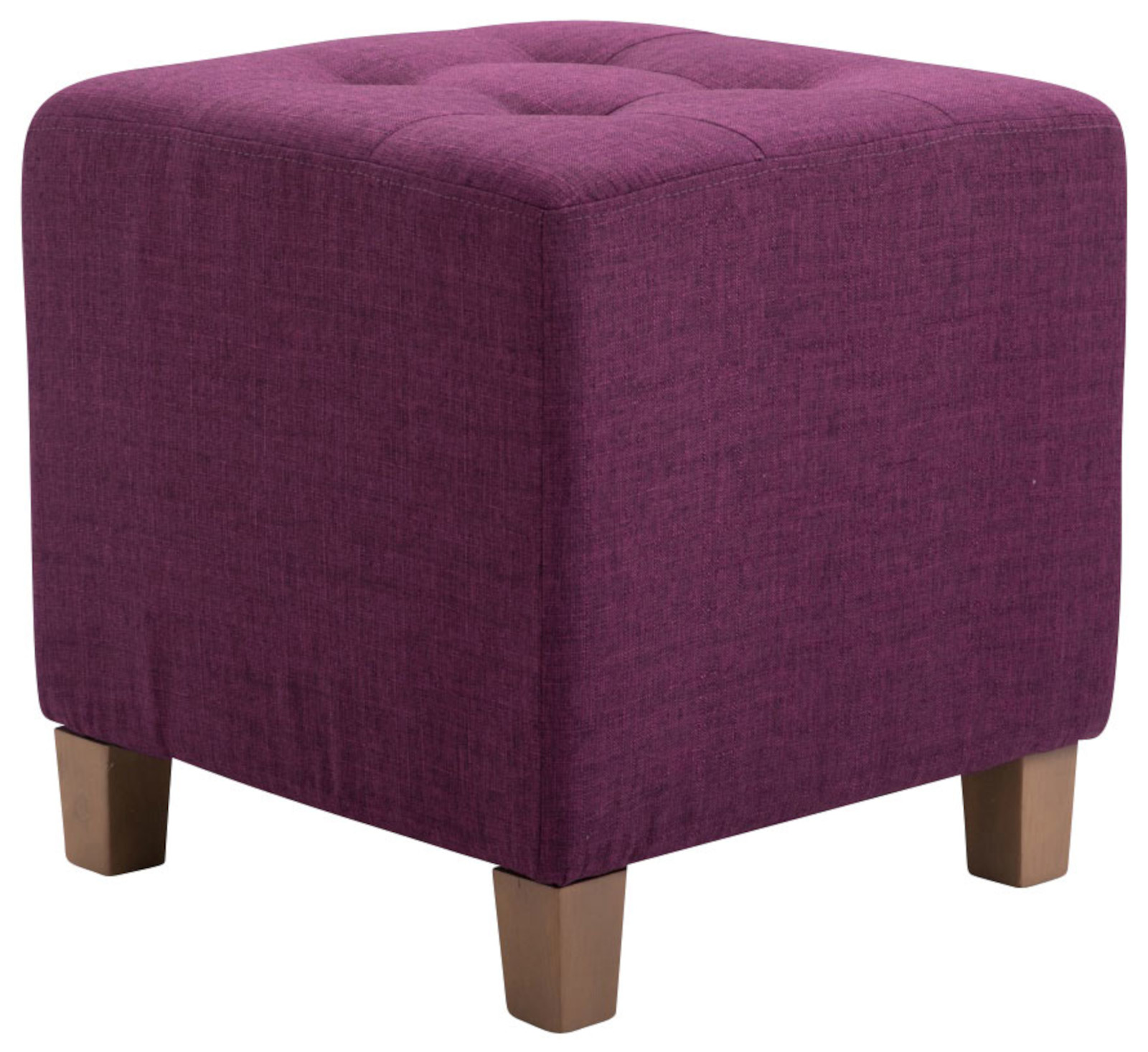 Lot de 2 tabourets bas Pharao en tissu