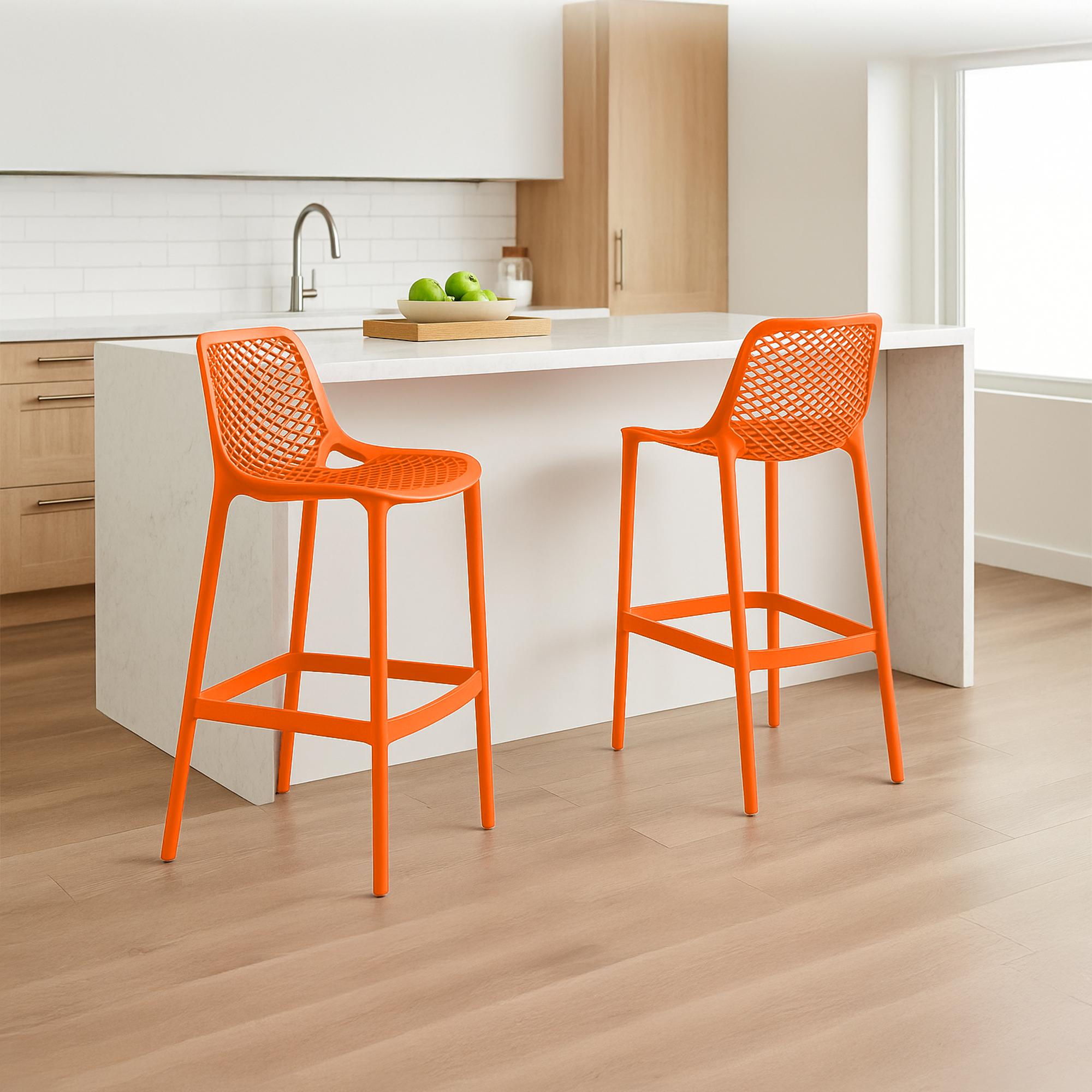 Lot de 2 tabourets de bar extérieurs Air