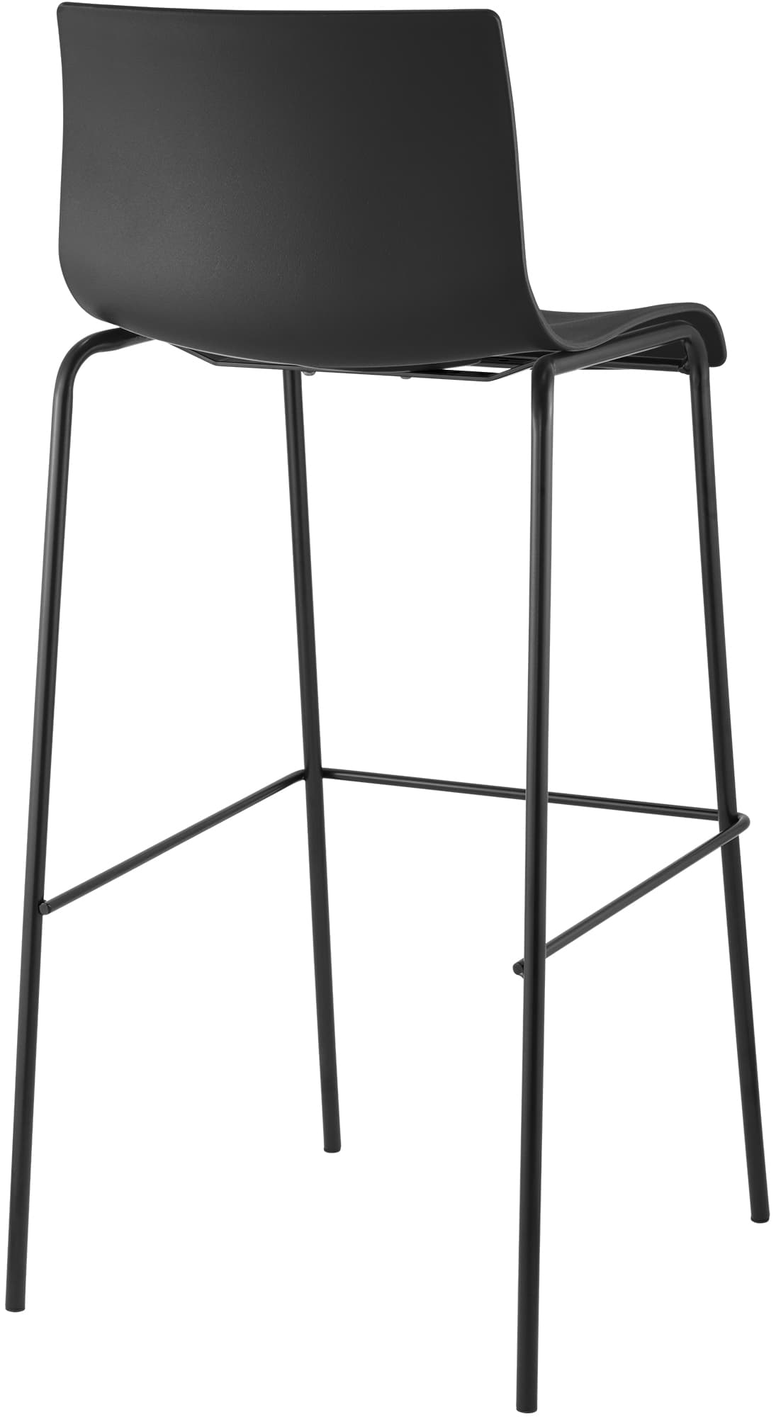 Tabouret de Bar Hover Plastique Cadre à 4 Pieds