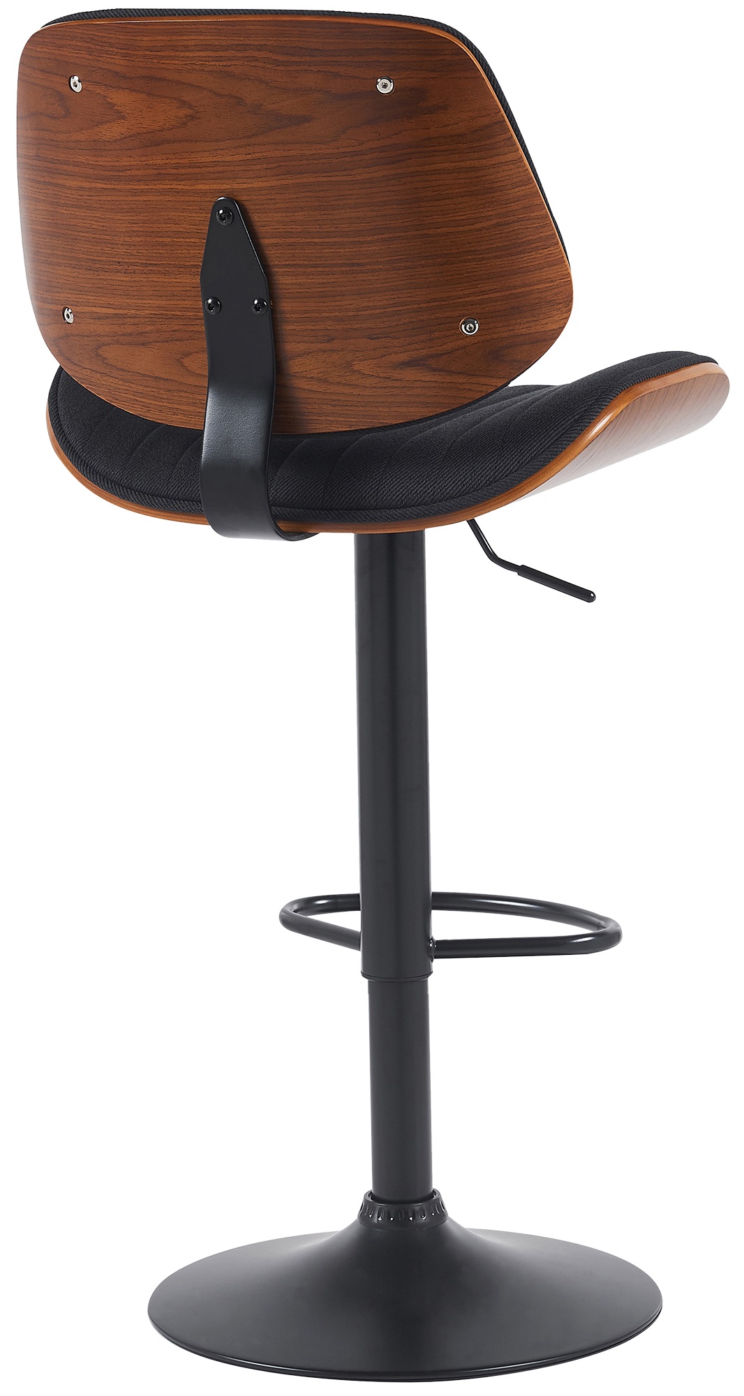 Lot de 2 tabourets de bar Clawson tissu