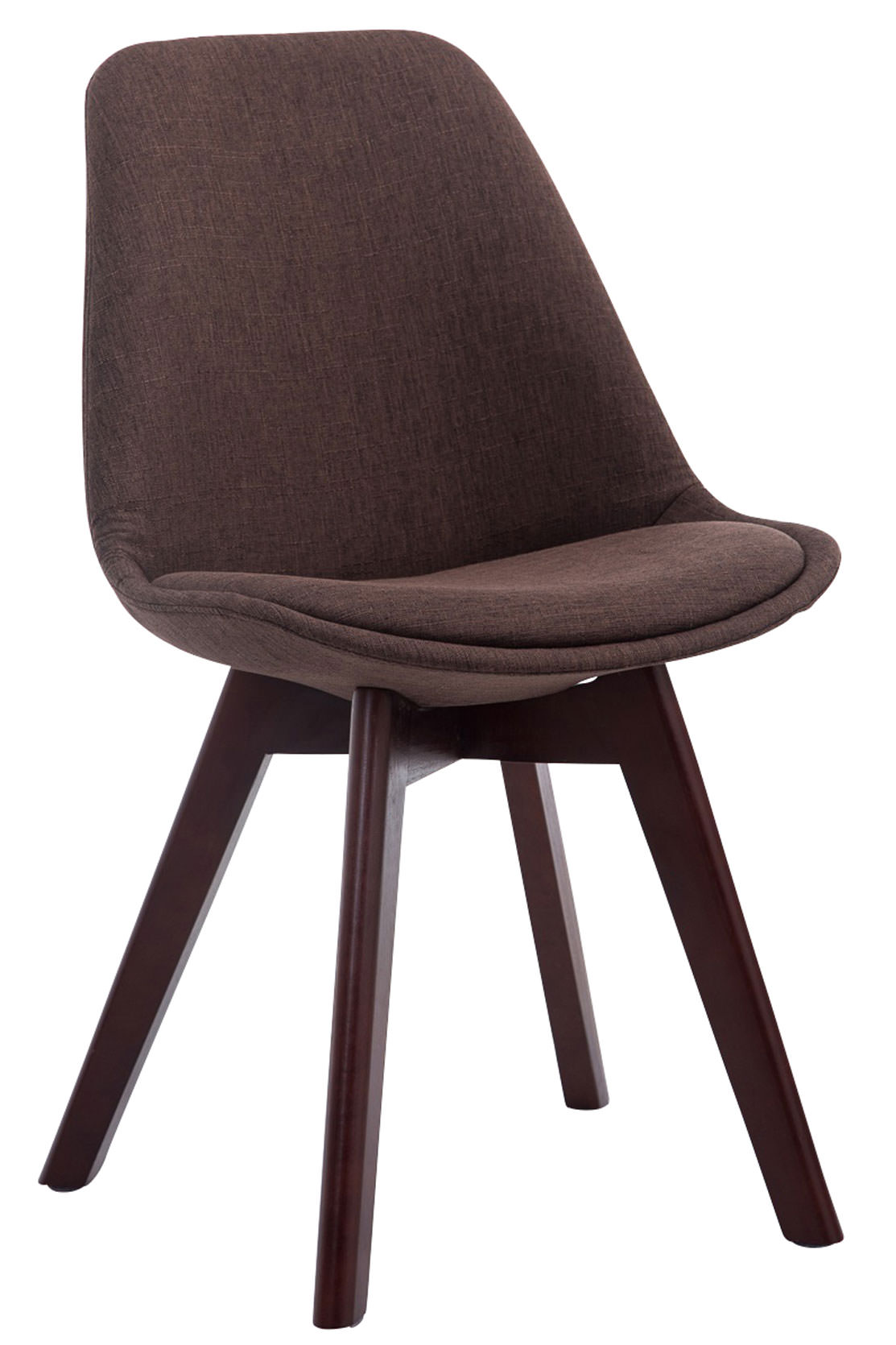 Lot de 4 chaises de salle à manger Borneo V2 en Tissu